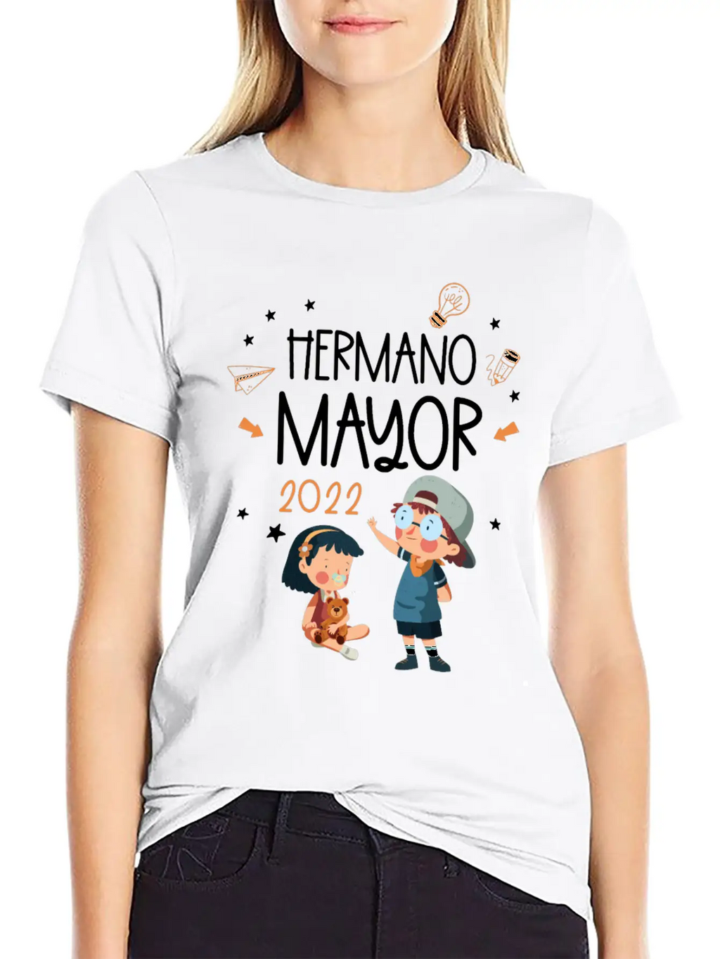Hermano Mayor 2021 Only Child Big Brother 2021 Unisex Casual T-Shirt – Clean Design For Daily Comfort