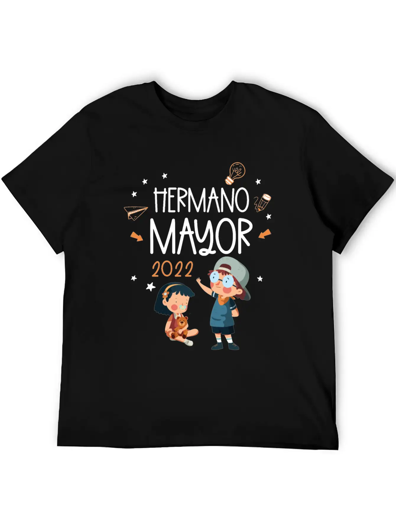 Hermano Mayor 2021 Only Child Big Brother 2021 Unisex Casual T-Shirt – Clean Design For Daily Comfort