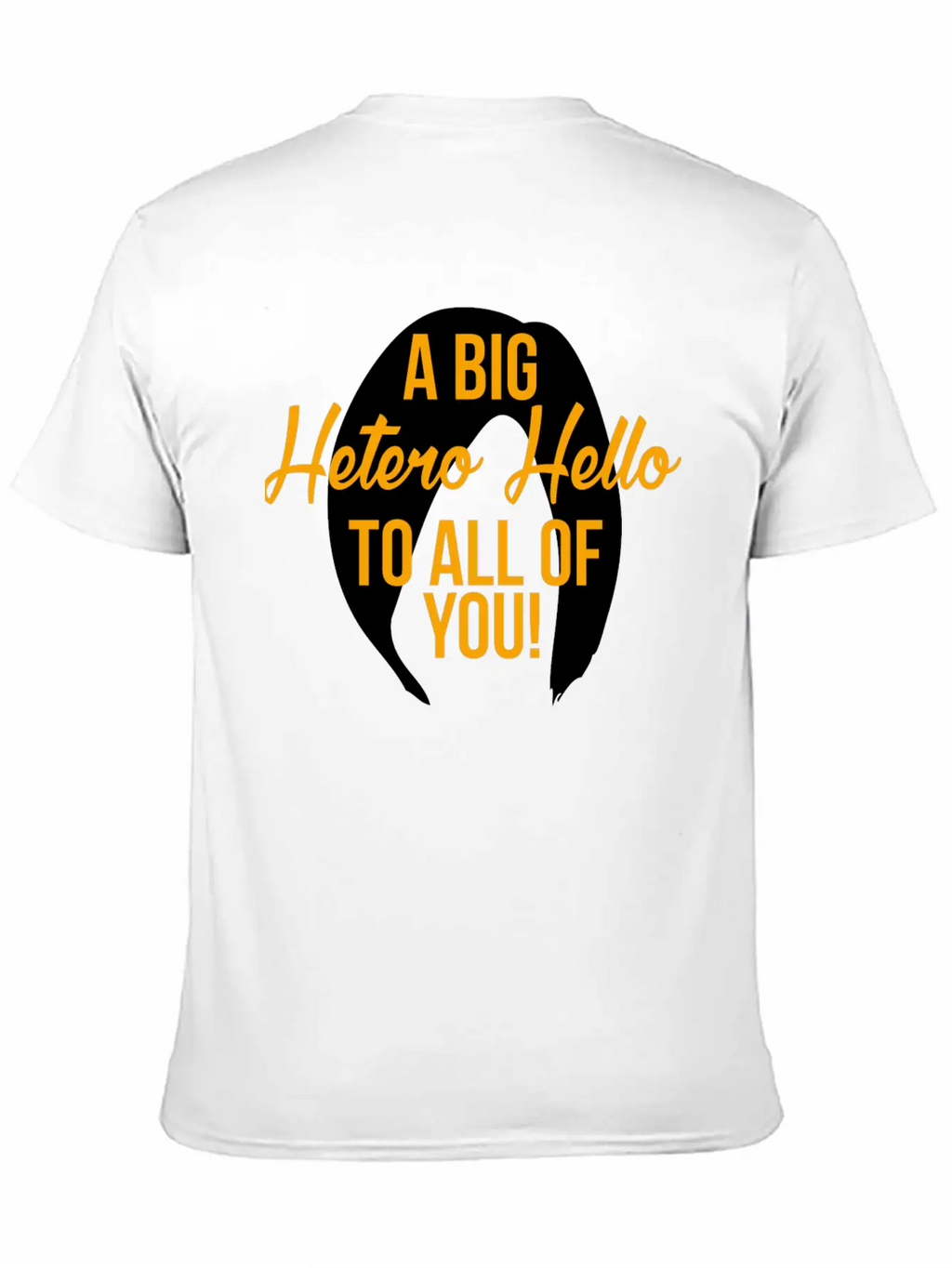 Hetero - A Big Hetero Hello - Orange Is The New Essential Cotton Tee For Daily Outfits – Unisex Style