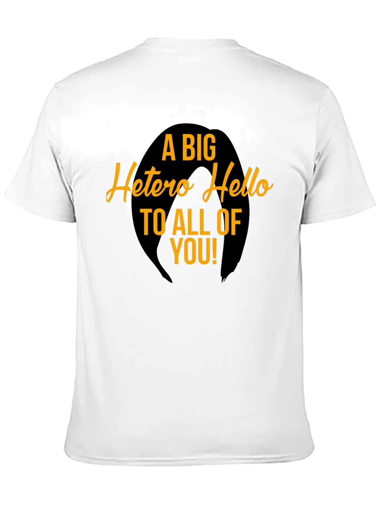 Hetero - A Big Hetero Hello - Orange Is The New Essential Cotton Tee For Daily Outfits – Unisex Style