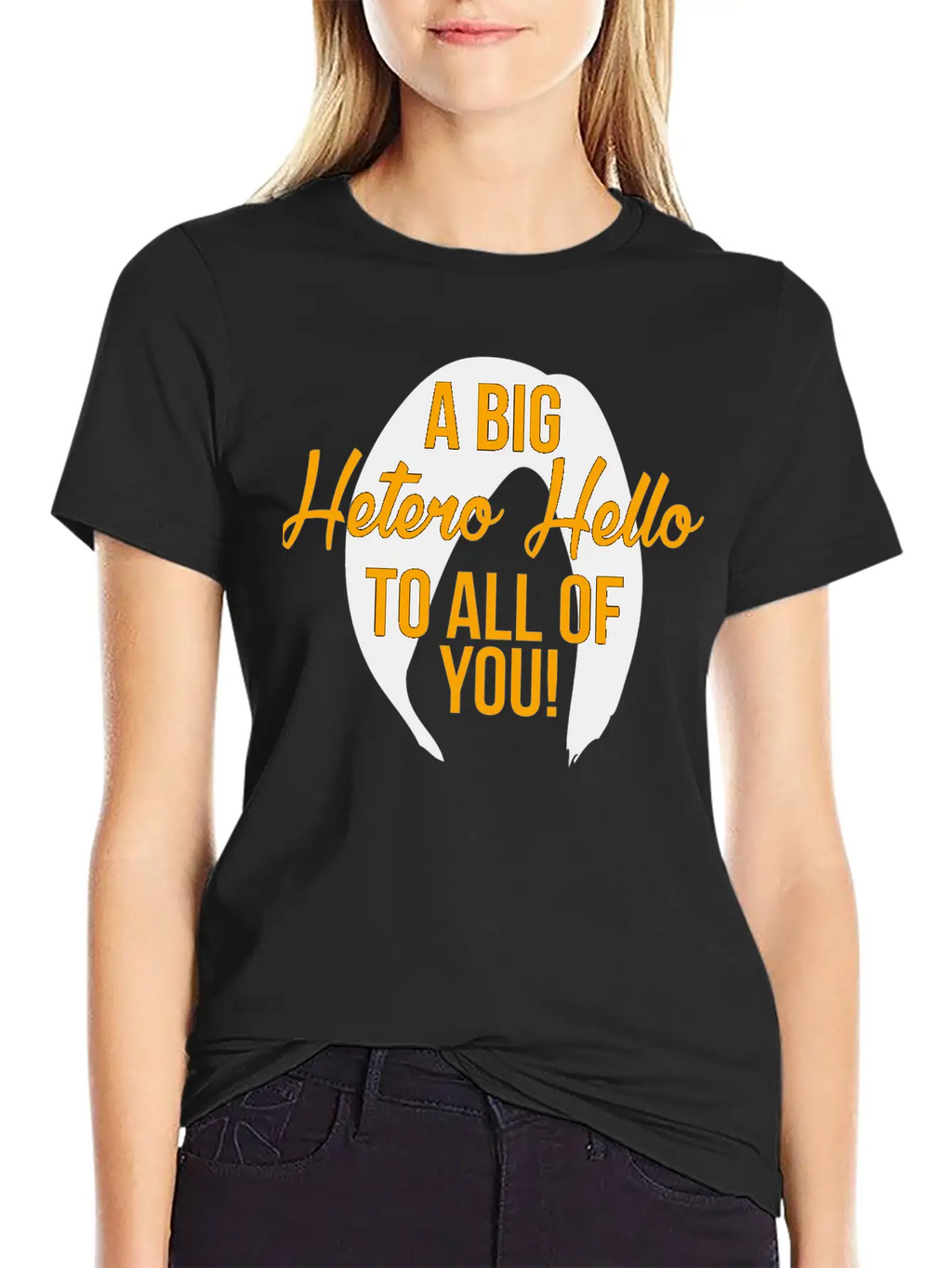 Hetero - A Big Hetero Hello - Orange Is The New Essential Cotton Tee For Daily Outfits – Unisex Style