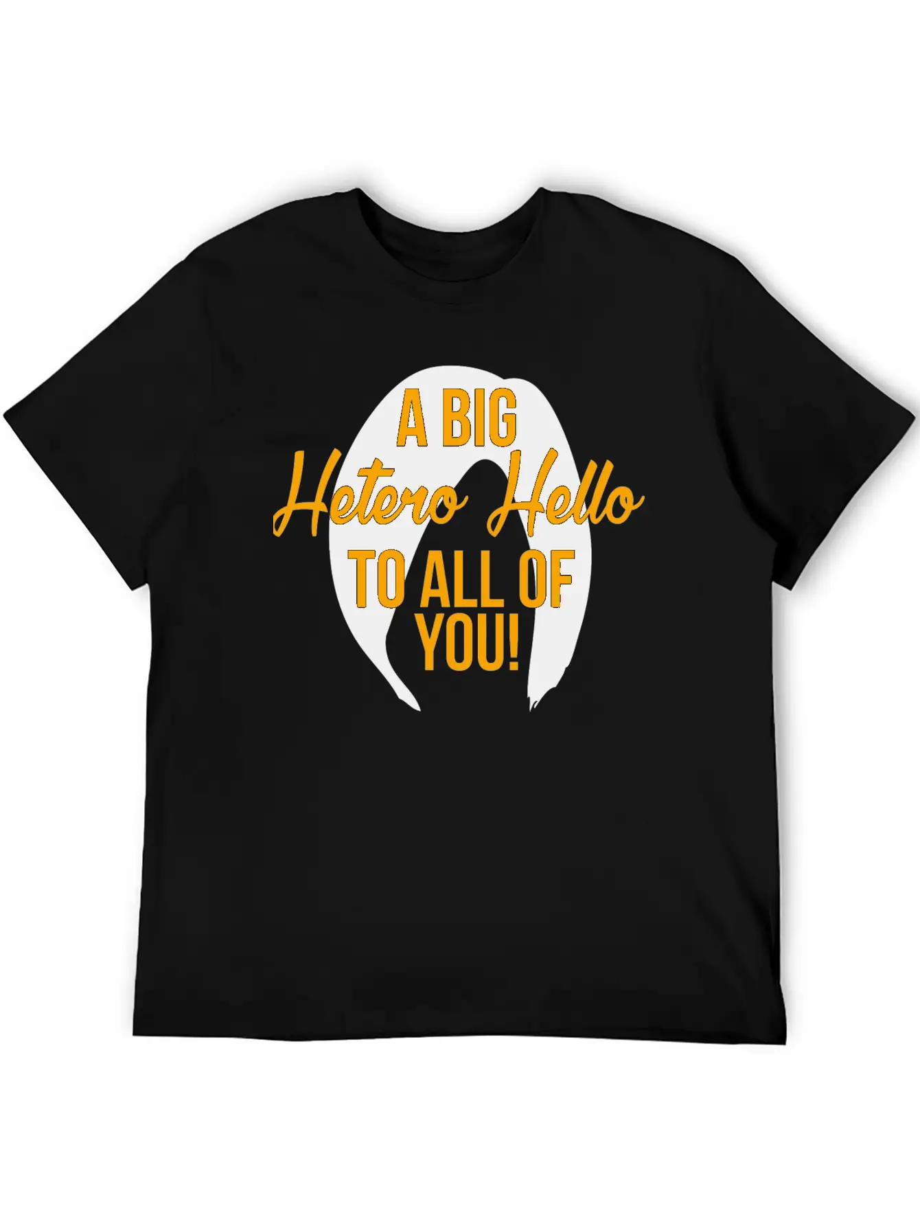 Hetero - A Big Hetero Hello - Orange Is The New Essential Cotton Tee For Daily Outfits – Unisex Style