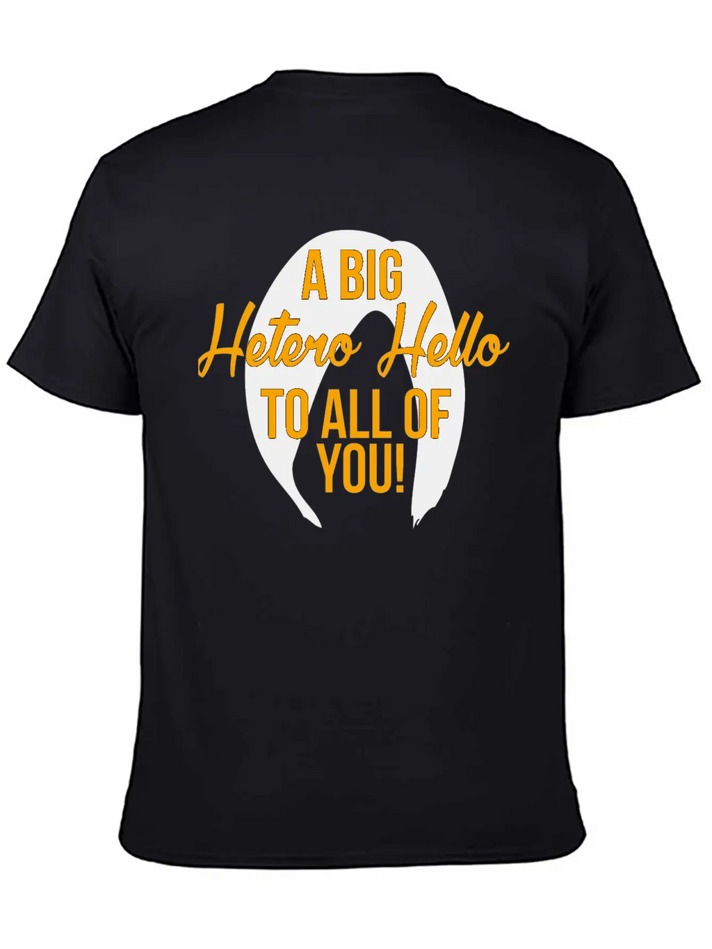 Hetero - A Big Hetero Hello - Orange Is The New Essential Cotton Tee For Daily Outfits – Unisex Style
