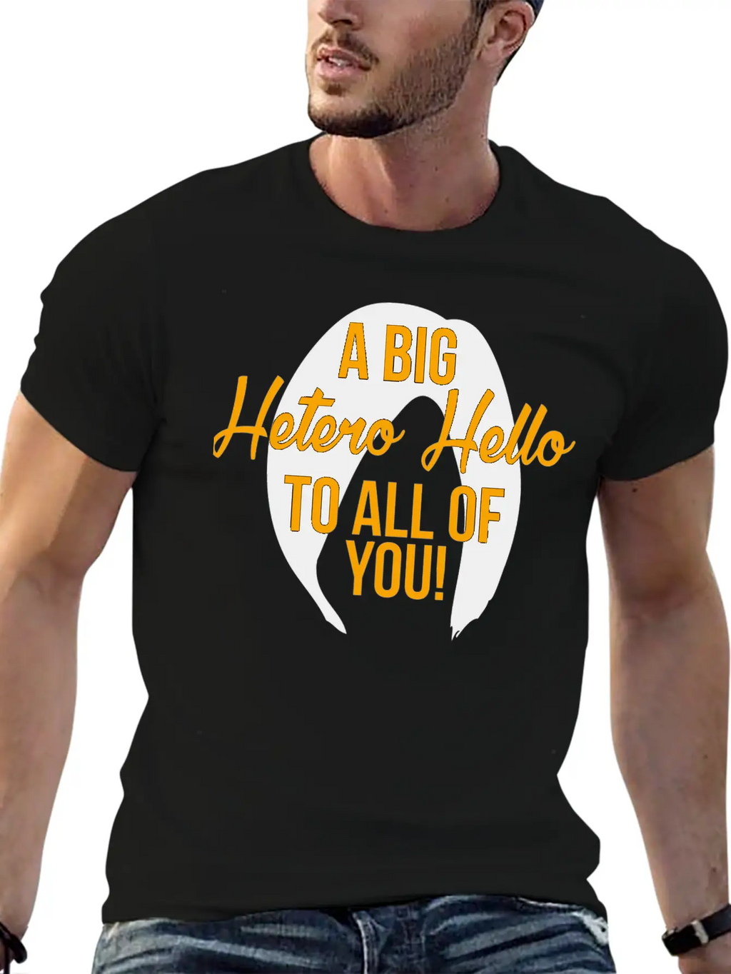 Hetero - A Big Hetero Hello - Orange Is The New Essential Cotton Tee For Daily Outfits – Unisex Style