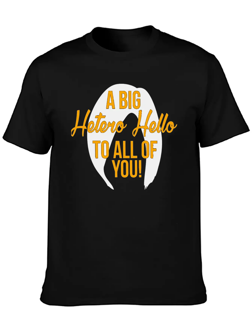 Hetero - A Big Hetero Hello - Orange Is The New Essential Cotton Tee For Daily Outfits – Unisex Style
