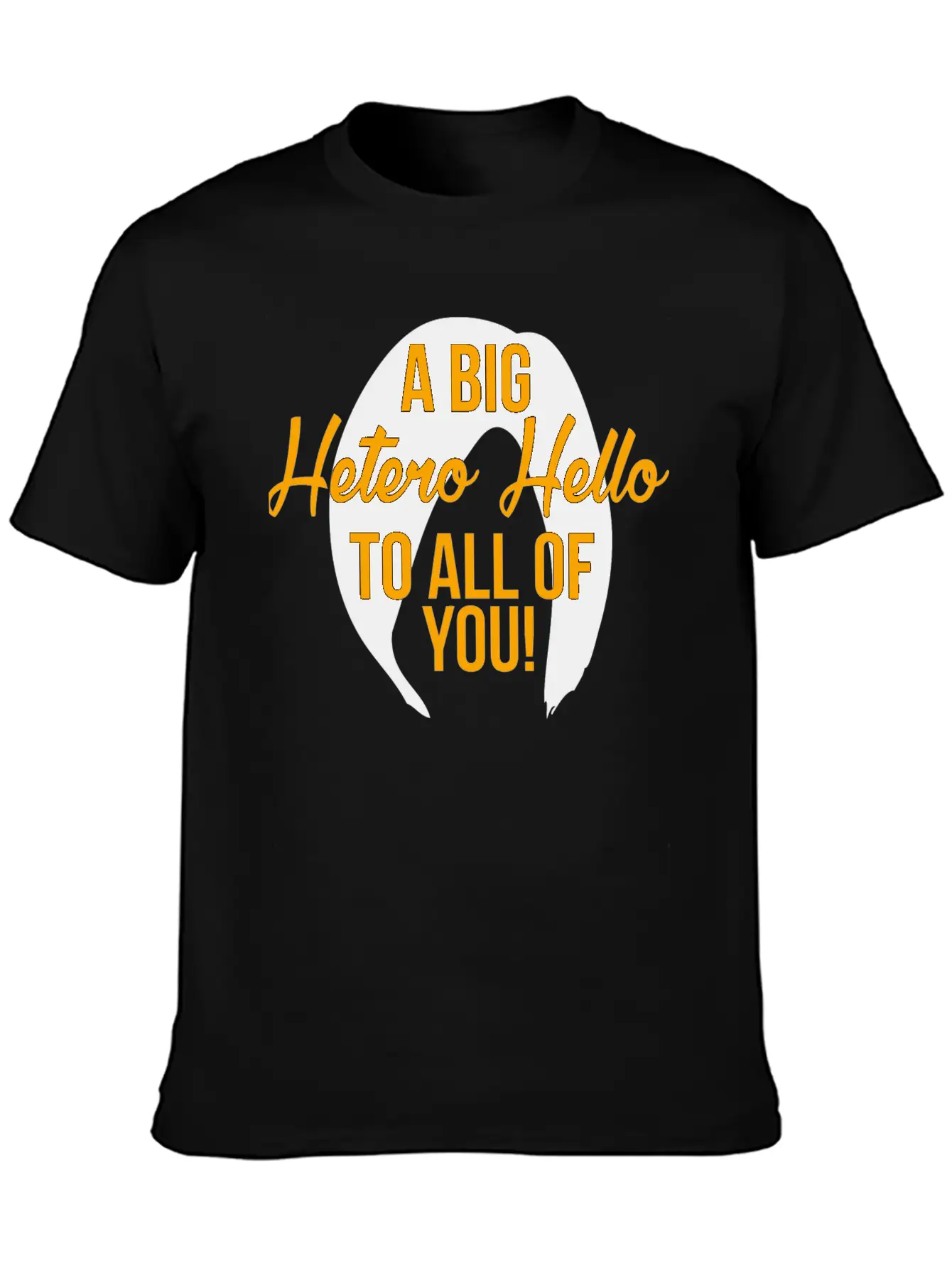 Hetero - A Big Hetero Hello - Orange Is The New Essential Cotton Tee For Daily Outfits – Unisex Style