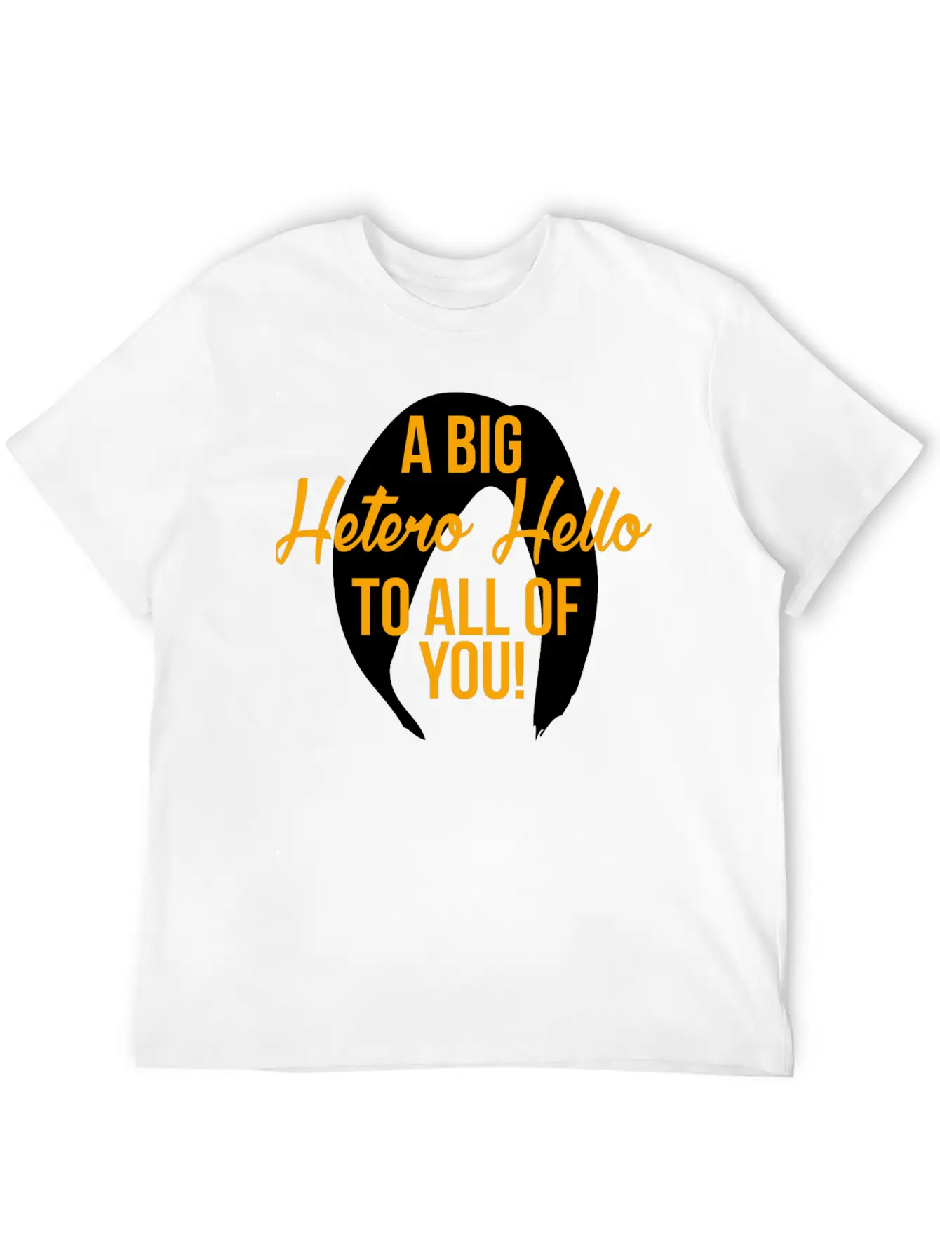 Hetero - A Big Hetero Hello - Orange Is The New Essential Cotton Tee For Daily Outfits – Unisex Style
