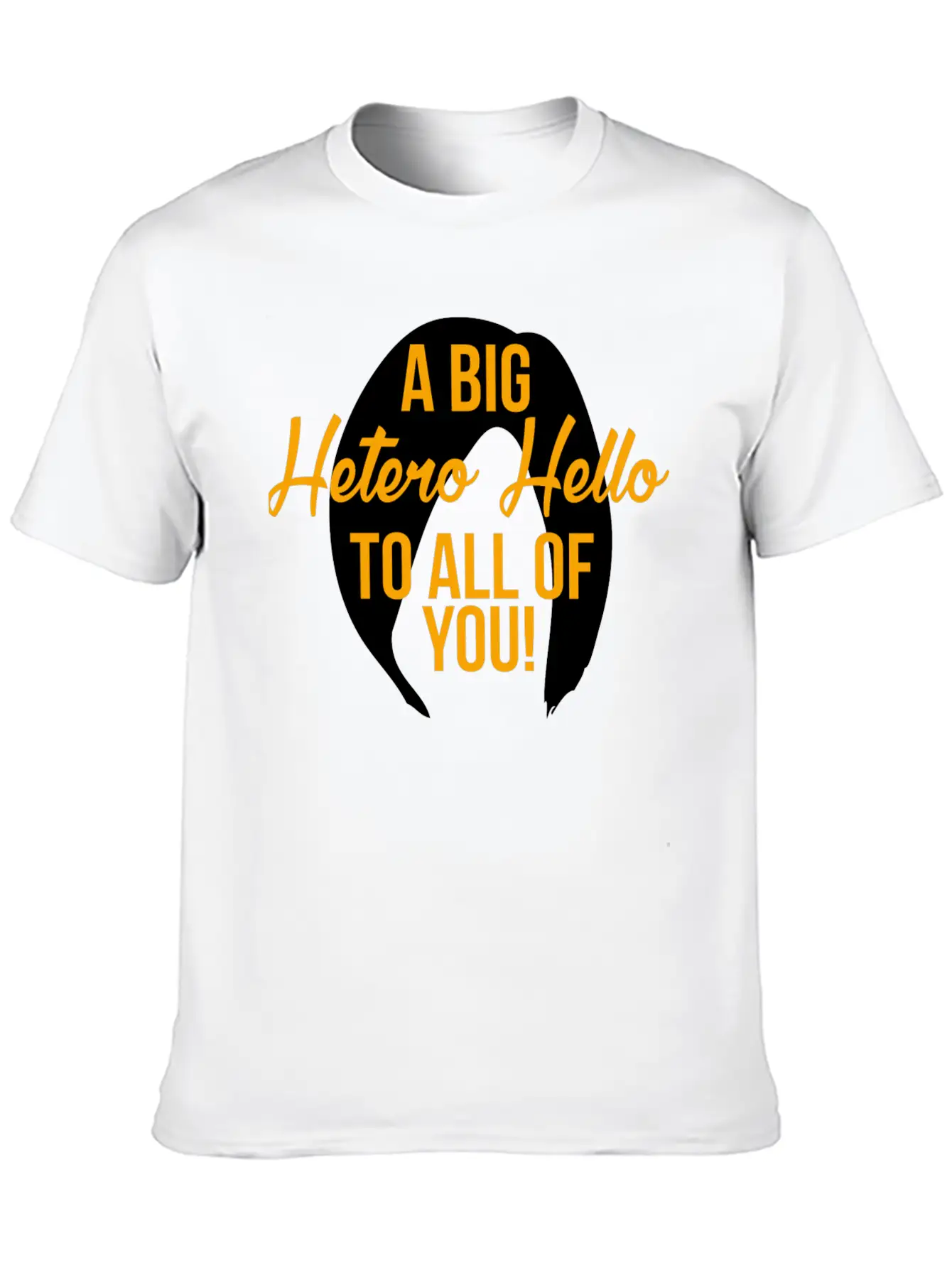 Hetero - A Big Hetero Hello - Orange Is The New Essential Cotton Tee For Daily Outfits – Unisex Style
