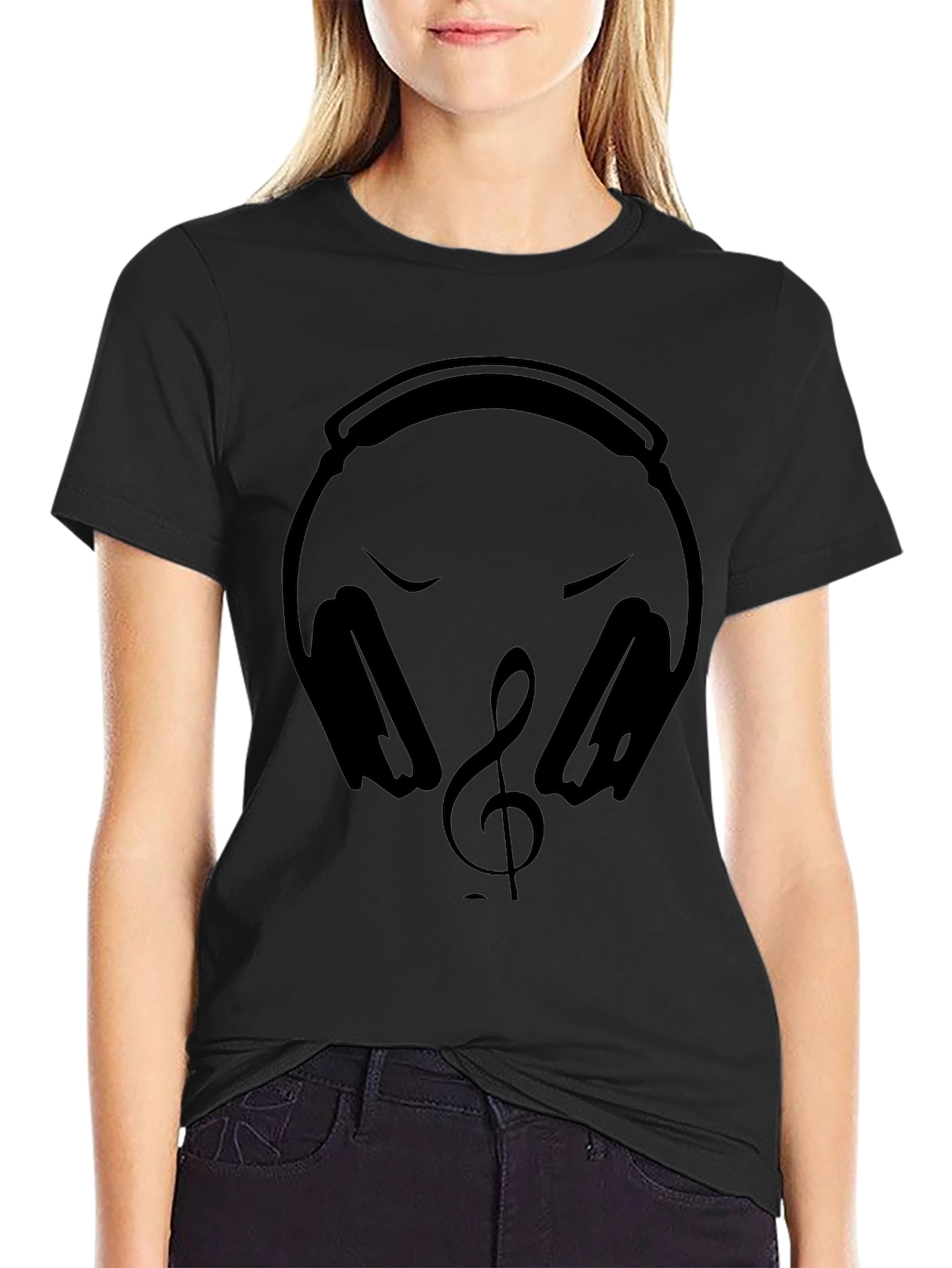 Music Lover Black T-Shirt