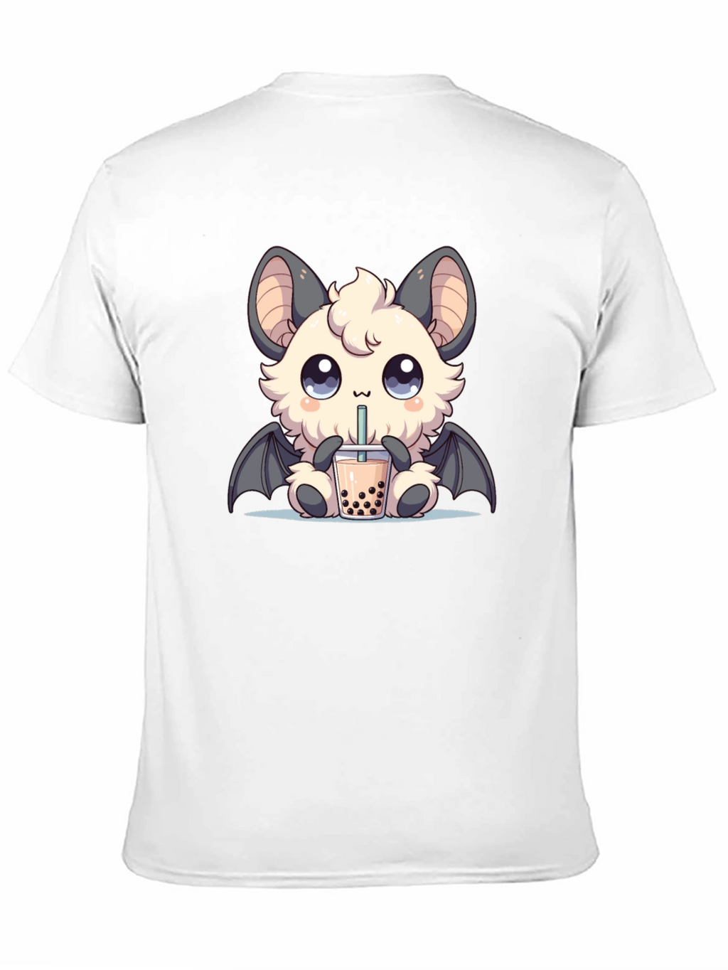 Kawaii Bat Boba Tea Graphic Tee