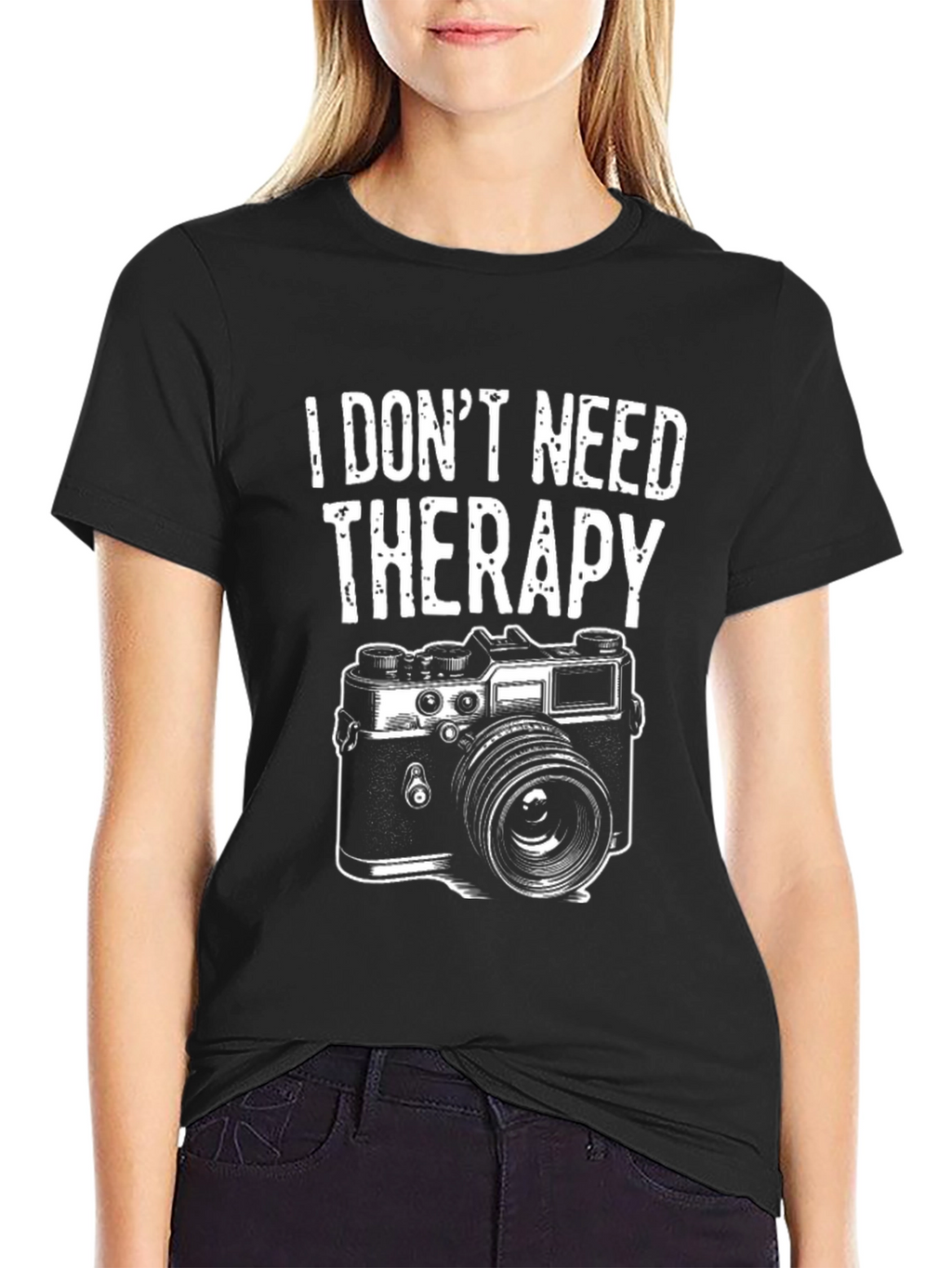 Funny Photographer T-Shirt - I Dont Need Therapy