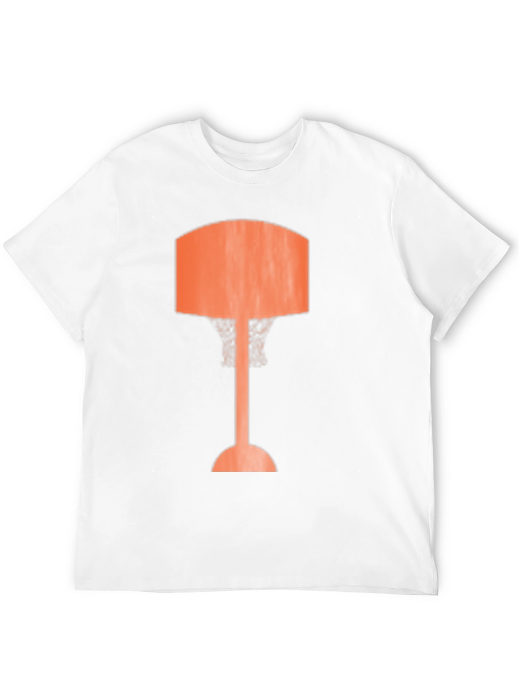 Retro Lamp Graphic Tee - Stylish Black T-Shirt
