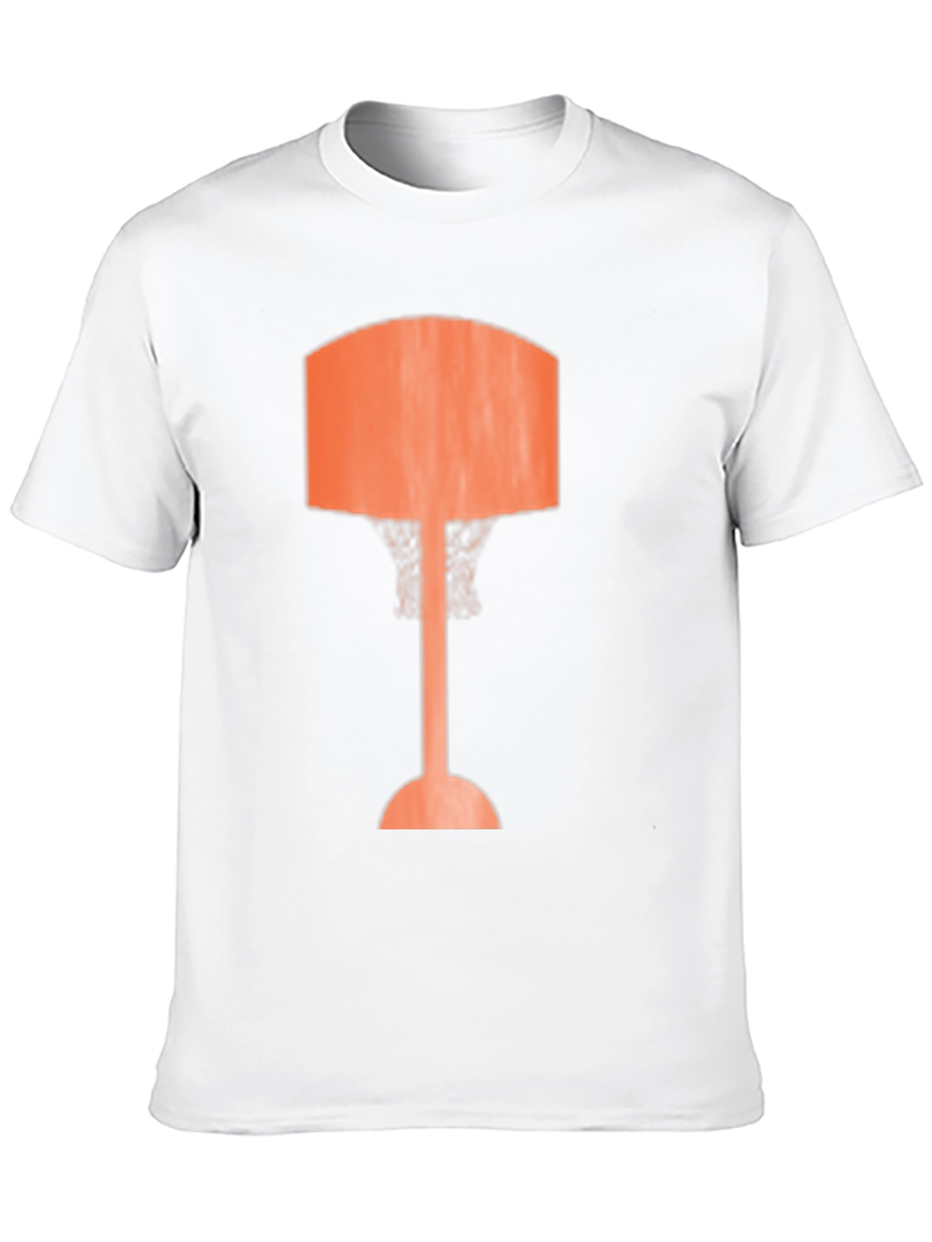 Retro Lamp Graphic Tee - Stylish Black T-Shirt