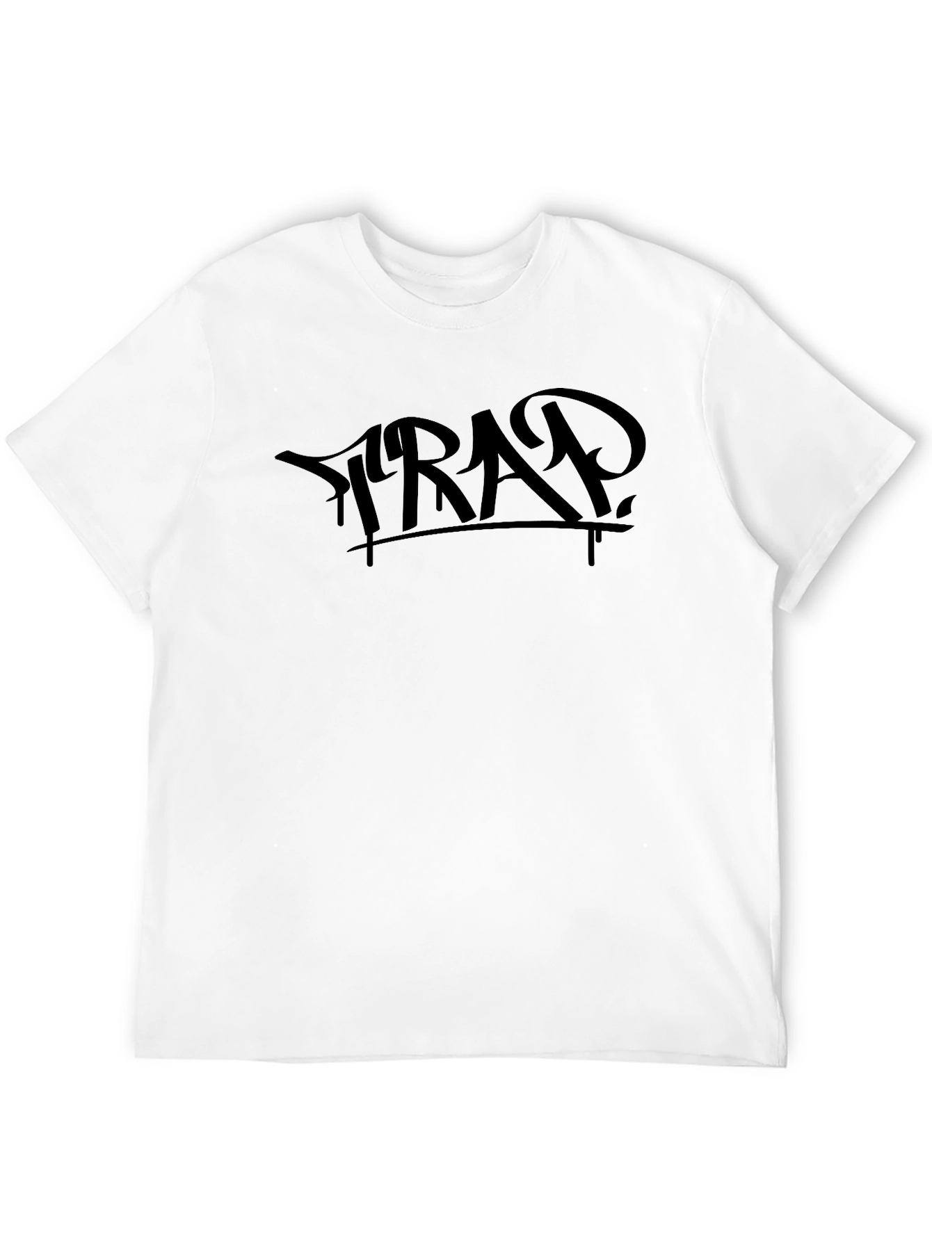 Black Trap Graphic Tee - Trendy Style