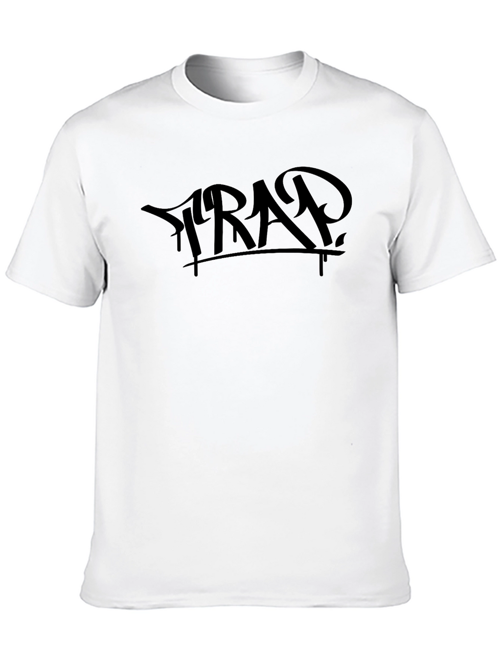Black Trap Graphic Tee - Trendy Style