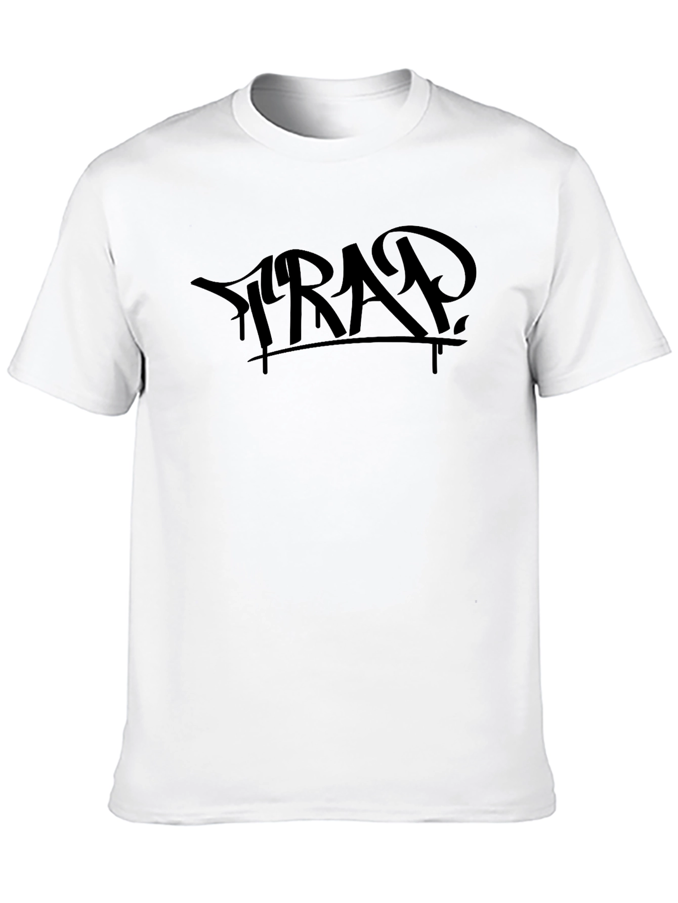 Black Trap Graphic Tee - Trendy Style