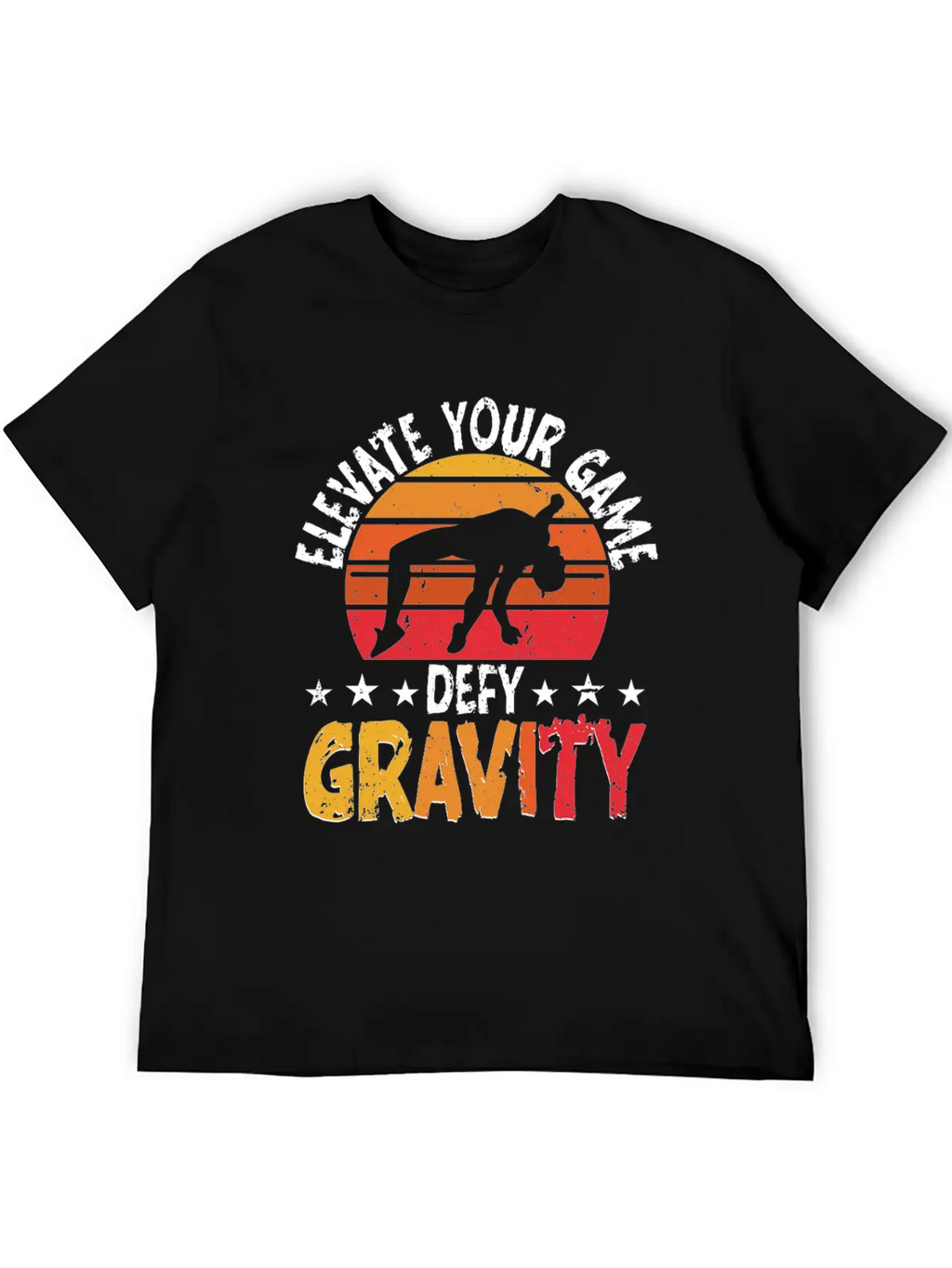 High Jump Elevate Your Game Defy Gravity Unisex Short Sleeve Soft Cotton T-Shirt – Casual Everyday Wear