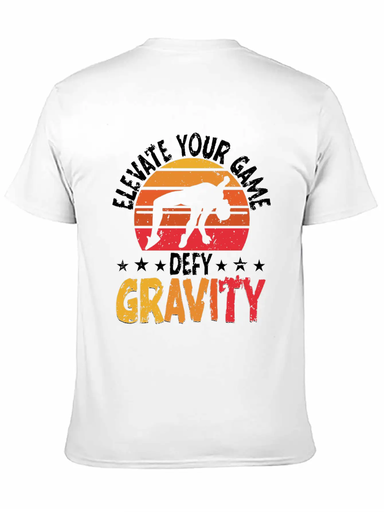 High Jump Elevate Your Game Defy Gravity Unisex Short Sleeve Soft Cotton T-Shirt – Casual Everyday Wear