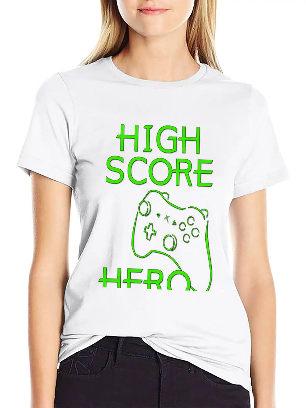 High Score Hero XBox Stylish Everyday T-Shirt – Unisex Basic Cotton Tee