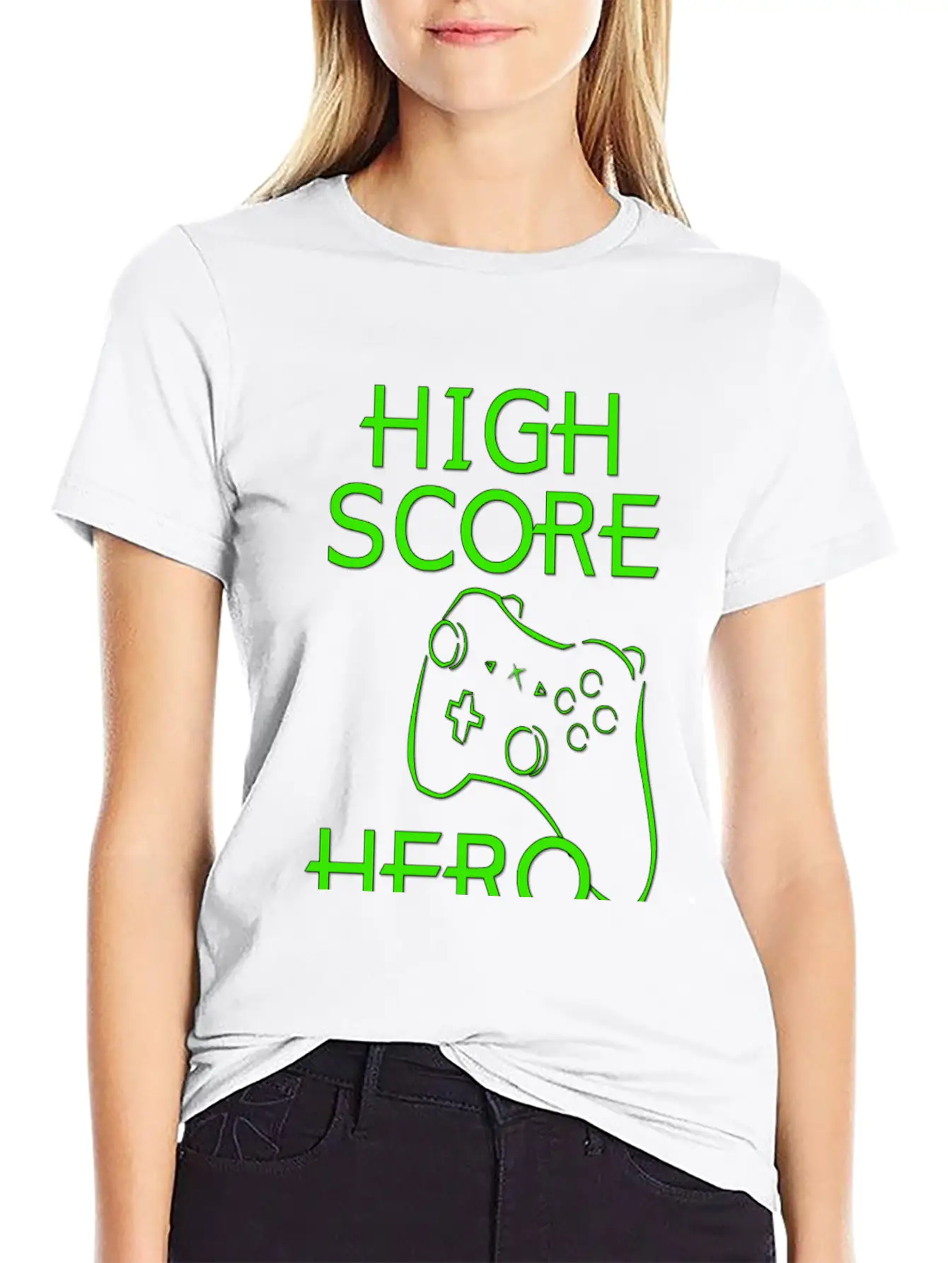 High Score Hero XBox Stylish Everyday T-Shirt – Unisex Basic Cotton Tee