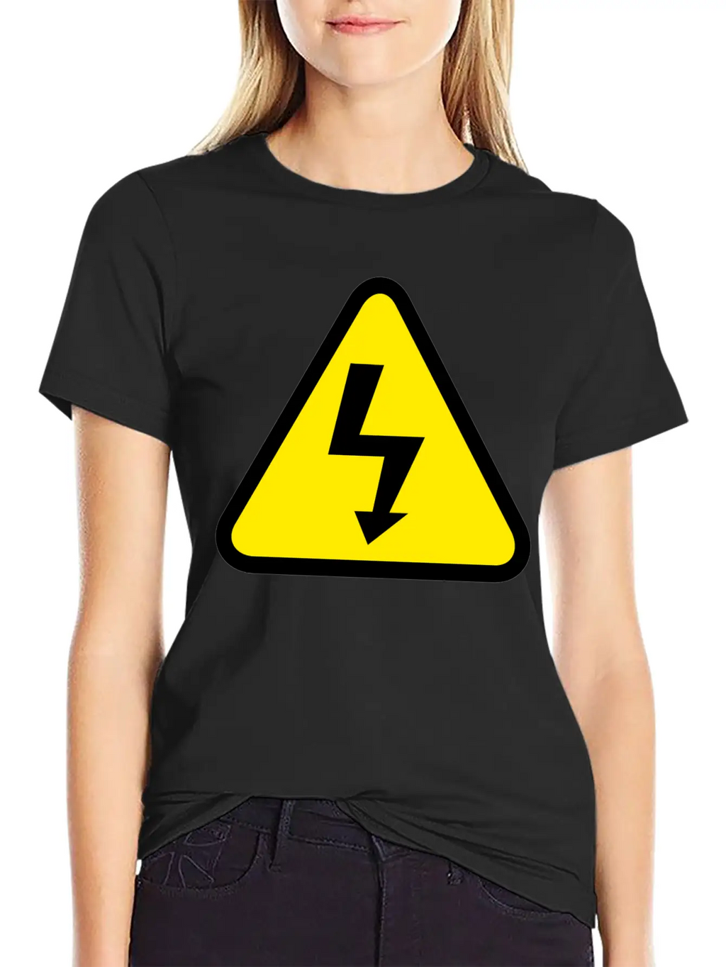 High Voltage Sign Essential Cotton Tee For Daily Outfits – Unisex Style