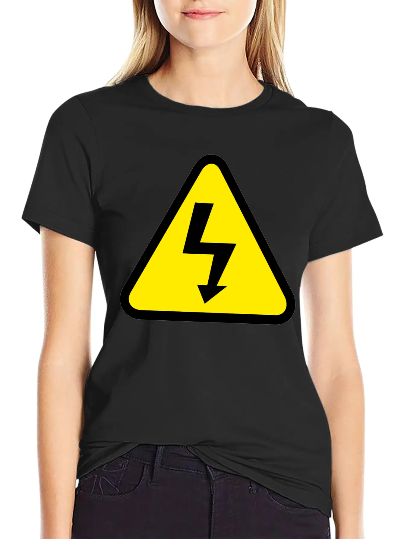 High Voltage Sign Essential Cotton Tee For Daily Outfits – Unisex Style