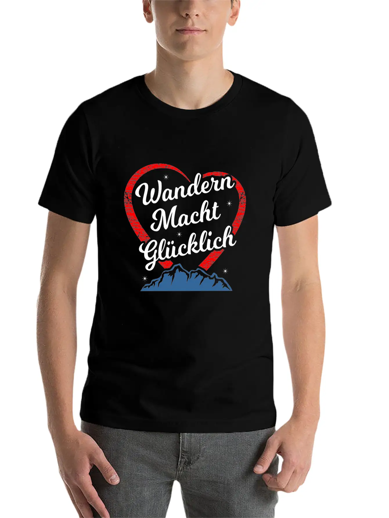 Hiking Classic Fit Graphic Tee For Daily Comfort – Unisex Cotton Shirt