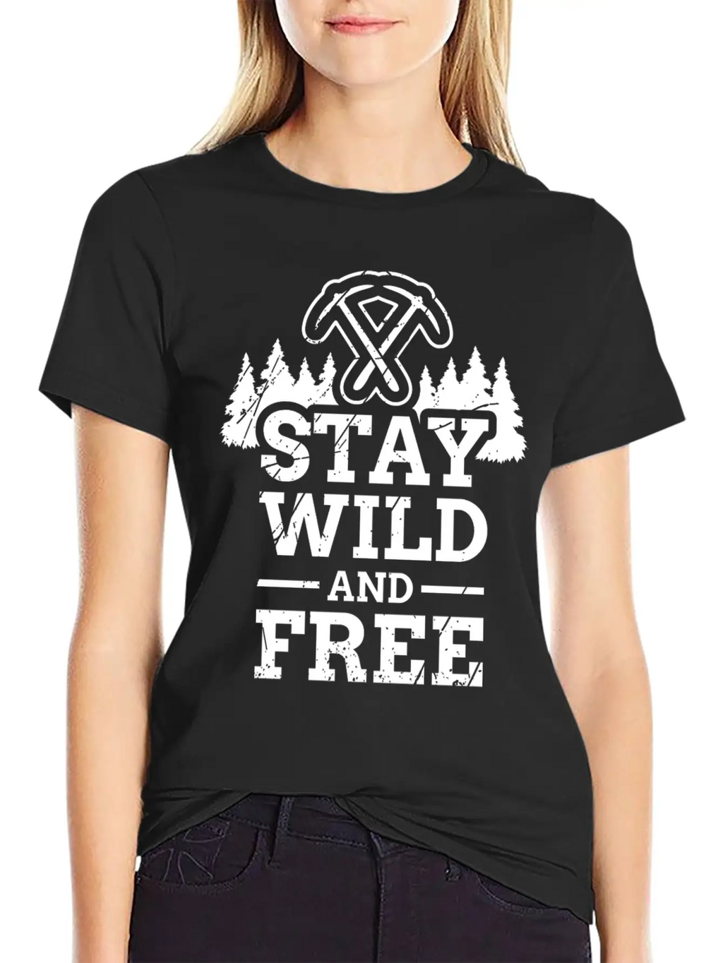 Hiking Mountain Hiking Mountain Mountaineer Unisex Short Sleeve Soft Cotton T-Shirt – Casual Everyday Wear