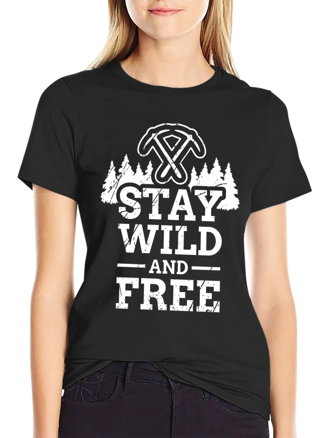 Hiking Mountain Hiking Mountain Mountaineer Unisex Short Sleeve Soft Cotton T-Shirt – Casual Everyday Wear