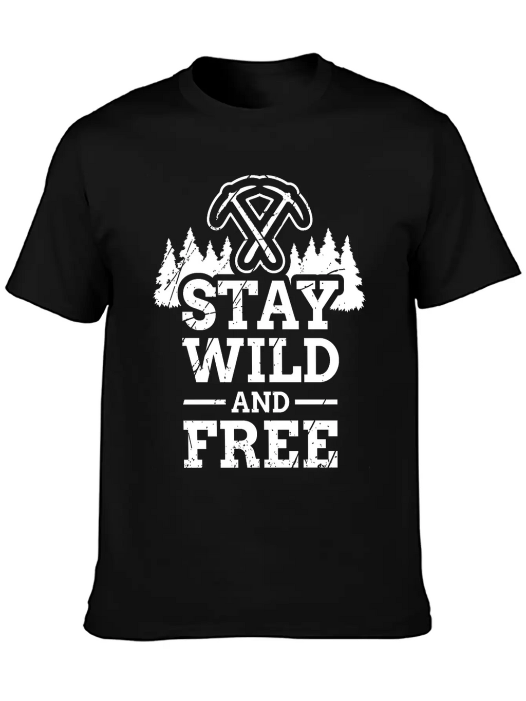 Hiking Mountain Hiking Mountain Mountaineer Unisex Short Sleeve Soft Cotton T-Shirt – Casual Everyday Wear