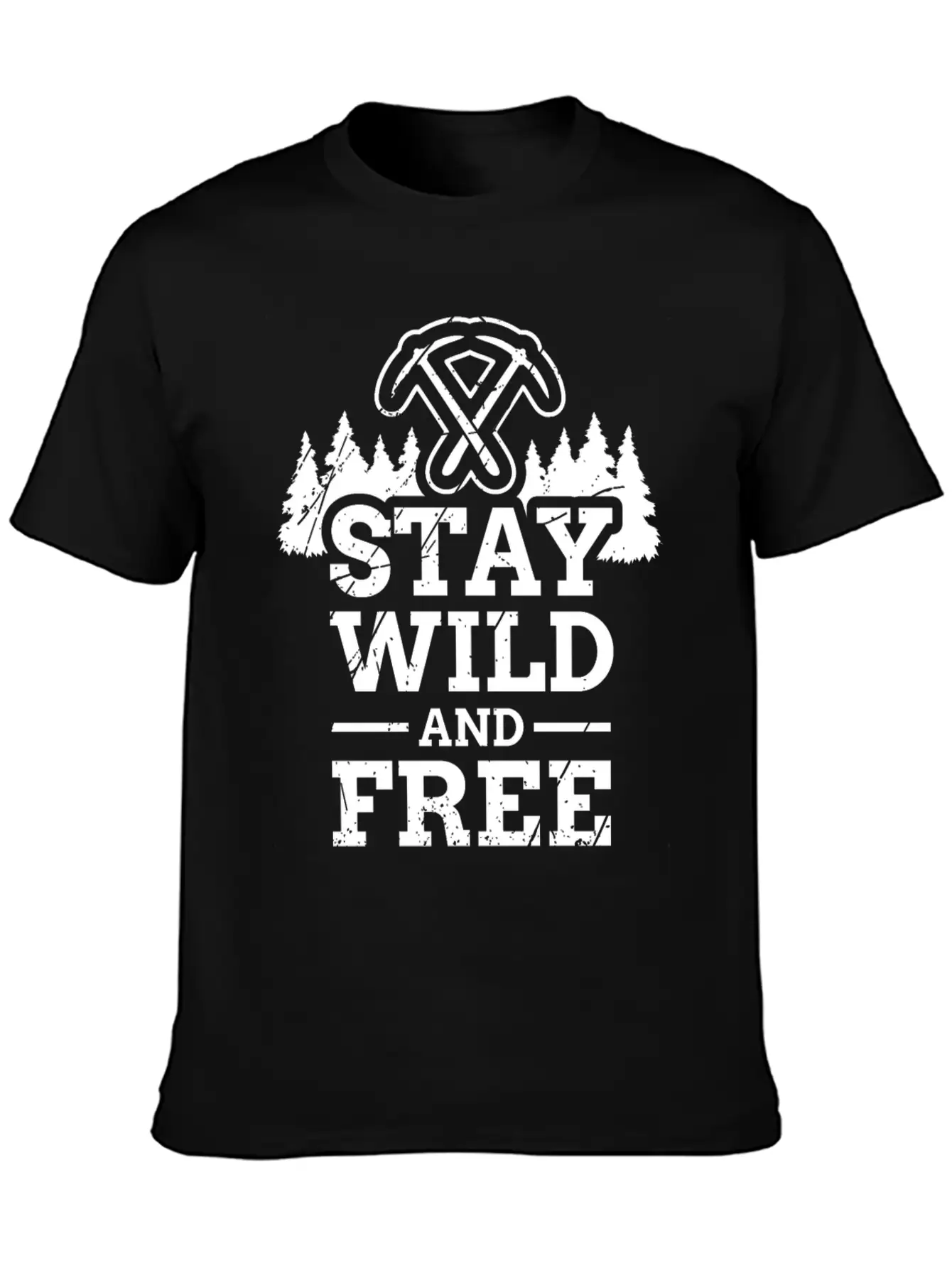 Hiking Mountain Hiking Mountain Mountaineer Unisex Short Sleeve Soft Cotton T-Shirt – Casual Everyday Wear