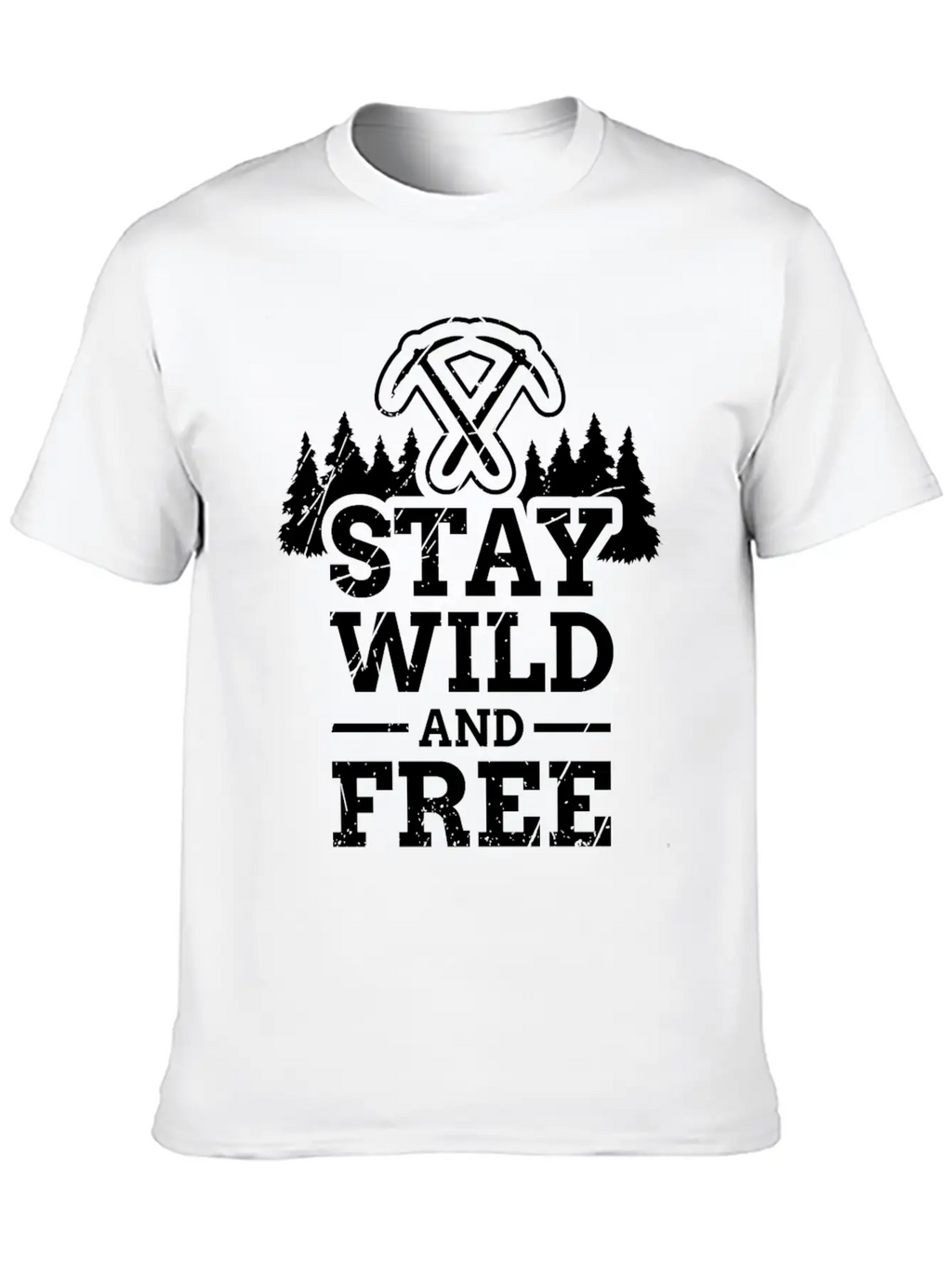 Hiking Mountain Hiking Mountain Mountaineer Unisex Short Sleeve Soft Cotton T-Shirt – Casual Everyday Wear