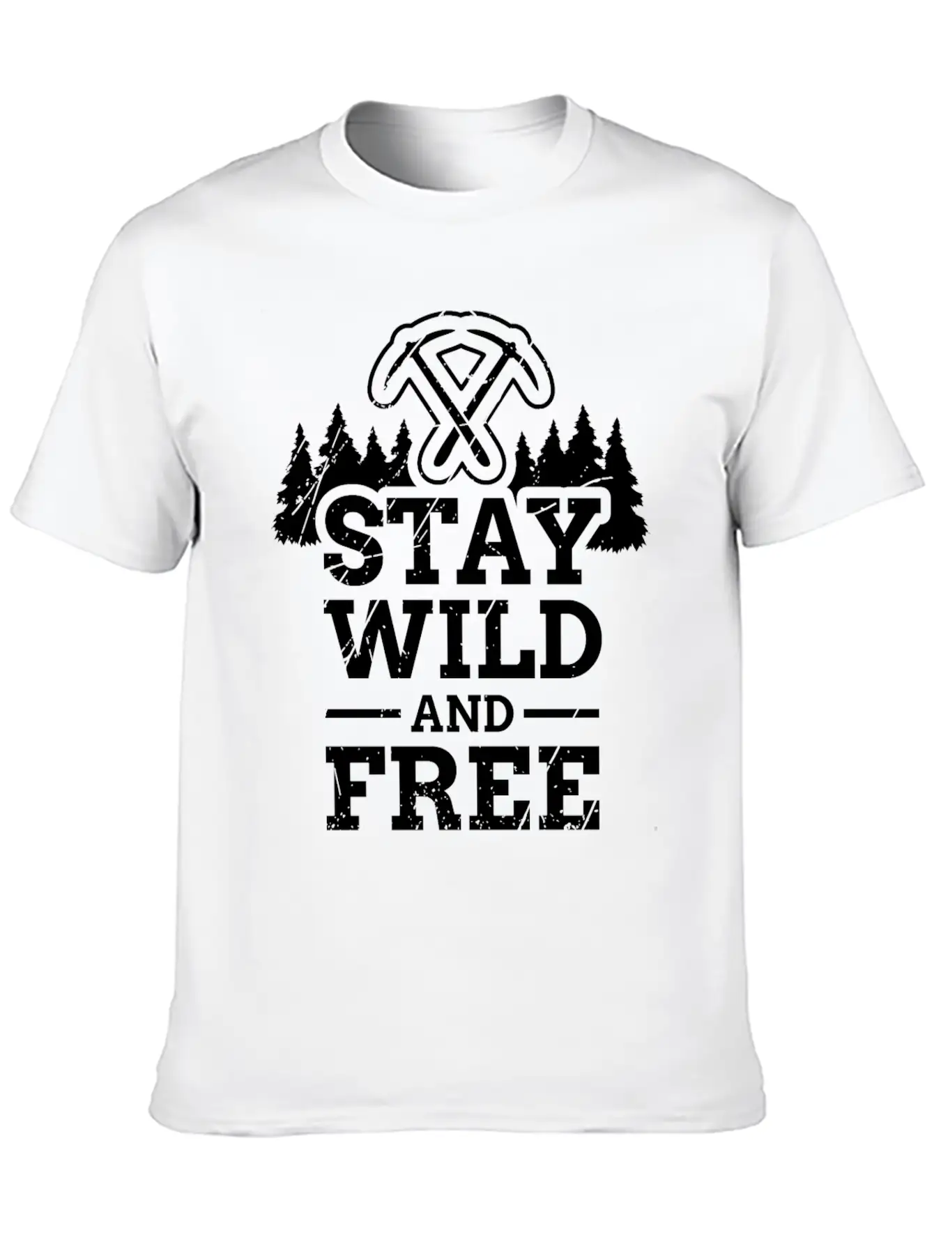 Hiking Mountain Hiking Mountain Mountaineer Unisex Short Sleeve Soft Cotton T-Shirt – Casual Everyday Wear