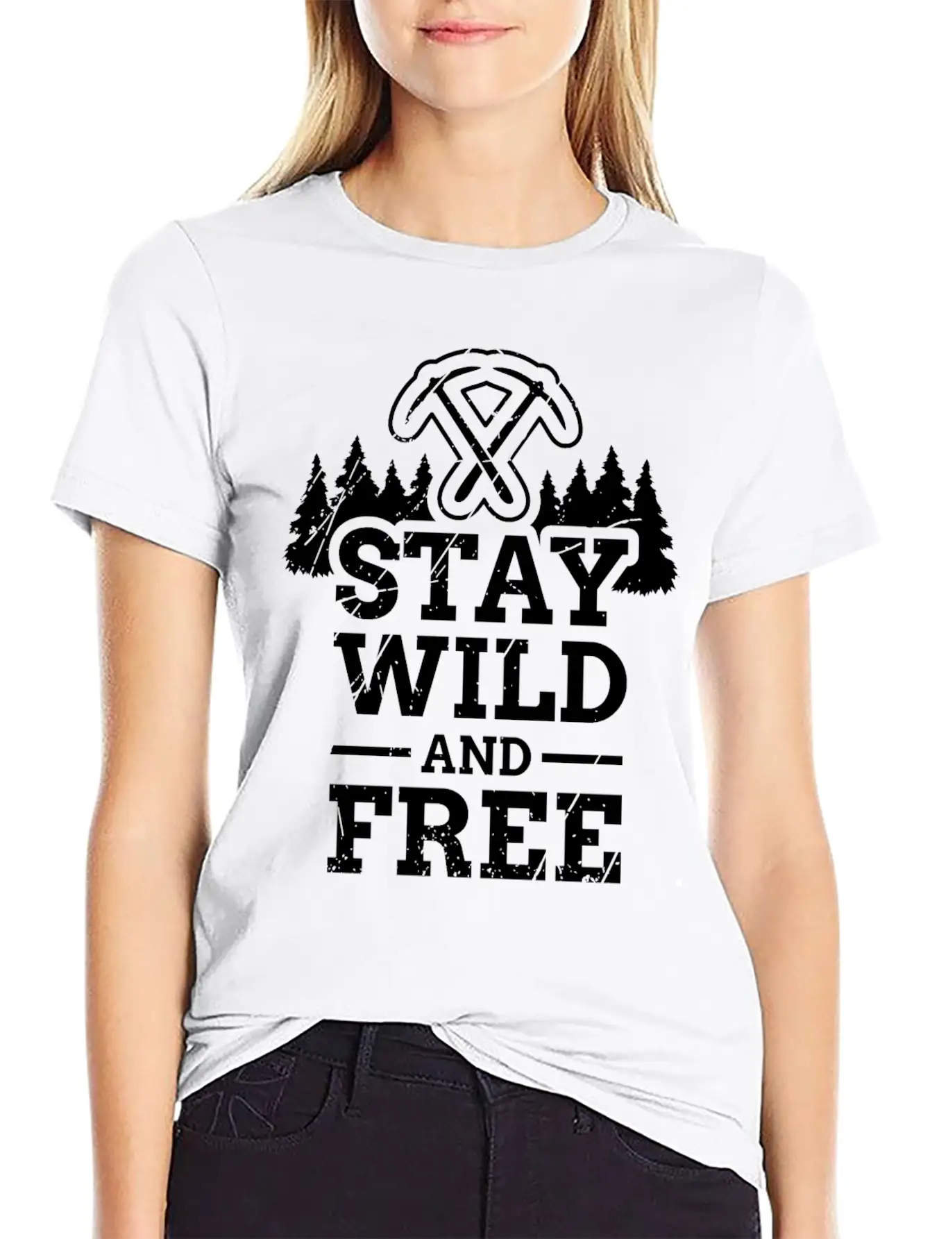 Hiking Mountain Hiking Mountain Mountaineer Unisex Short Sleeve Soft Cotton T-Shirt – Casual Everyday Wear