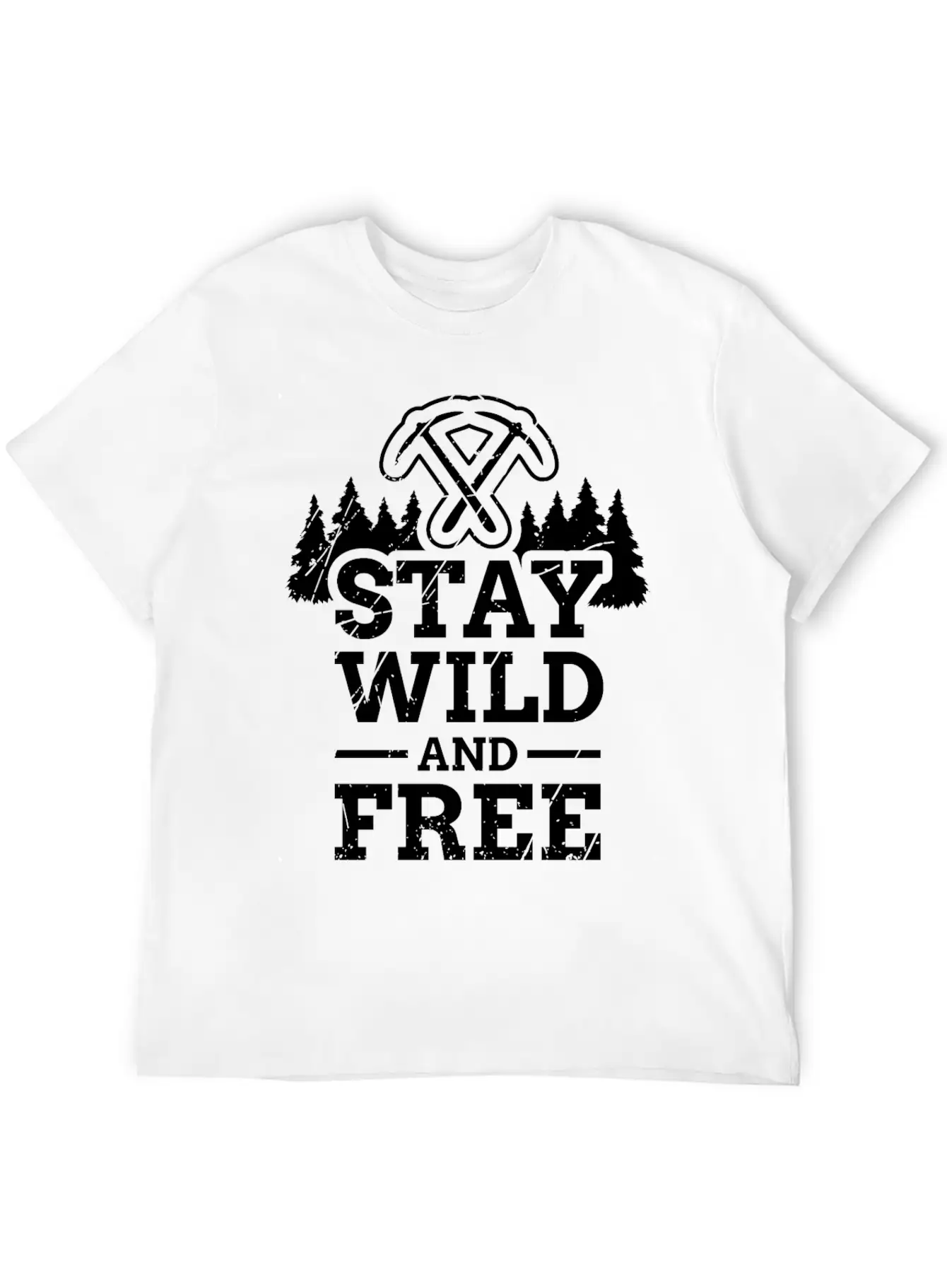 Hiking Mountain Hiking Mountain Mountaineer Unisex Short Sleeve Soft Cotton T-Shirt – Casual Everyday Wear