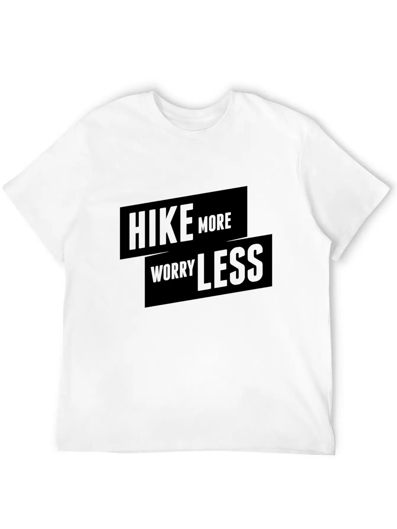 Hiking No Worry Adventure Mountain White Cool Gift Unisex Casual T-Shirt – Clean Design For Daily Comfort