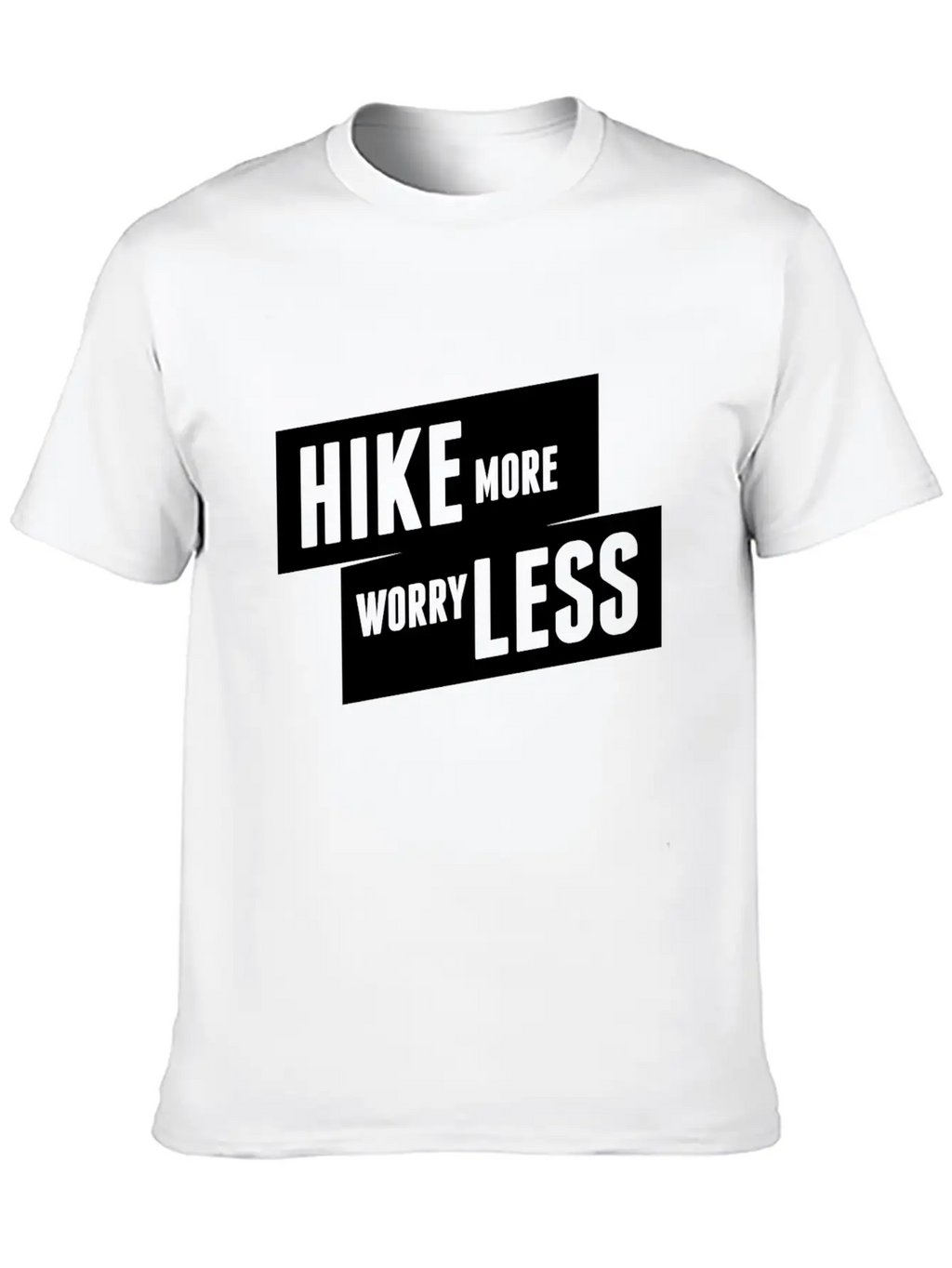 Hiking No Worry Adventure Mountain White Cool Gift Unisex Casual T-Shirt – Clean Design For Daily Comfort