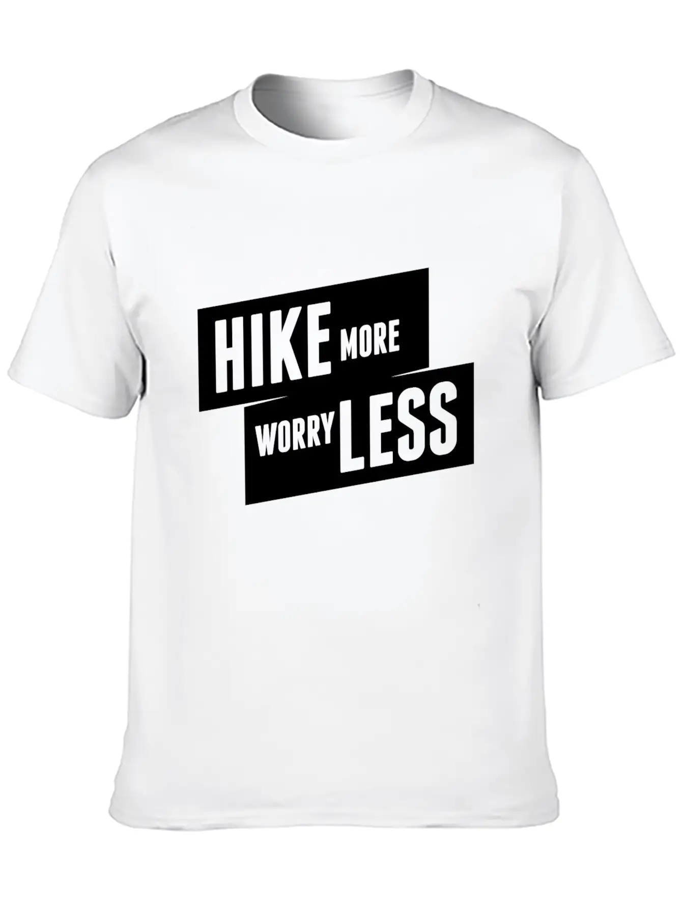 Hiking No Worry Adventure Mountain White Cool Gift Unisex Casual T-Shirt – Clean Design For Daily Comfort