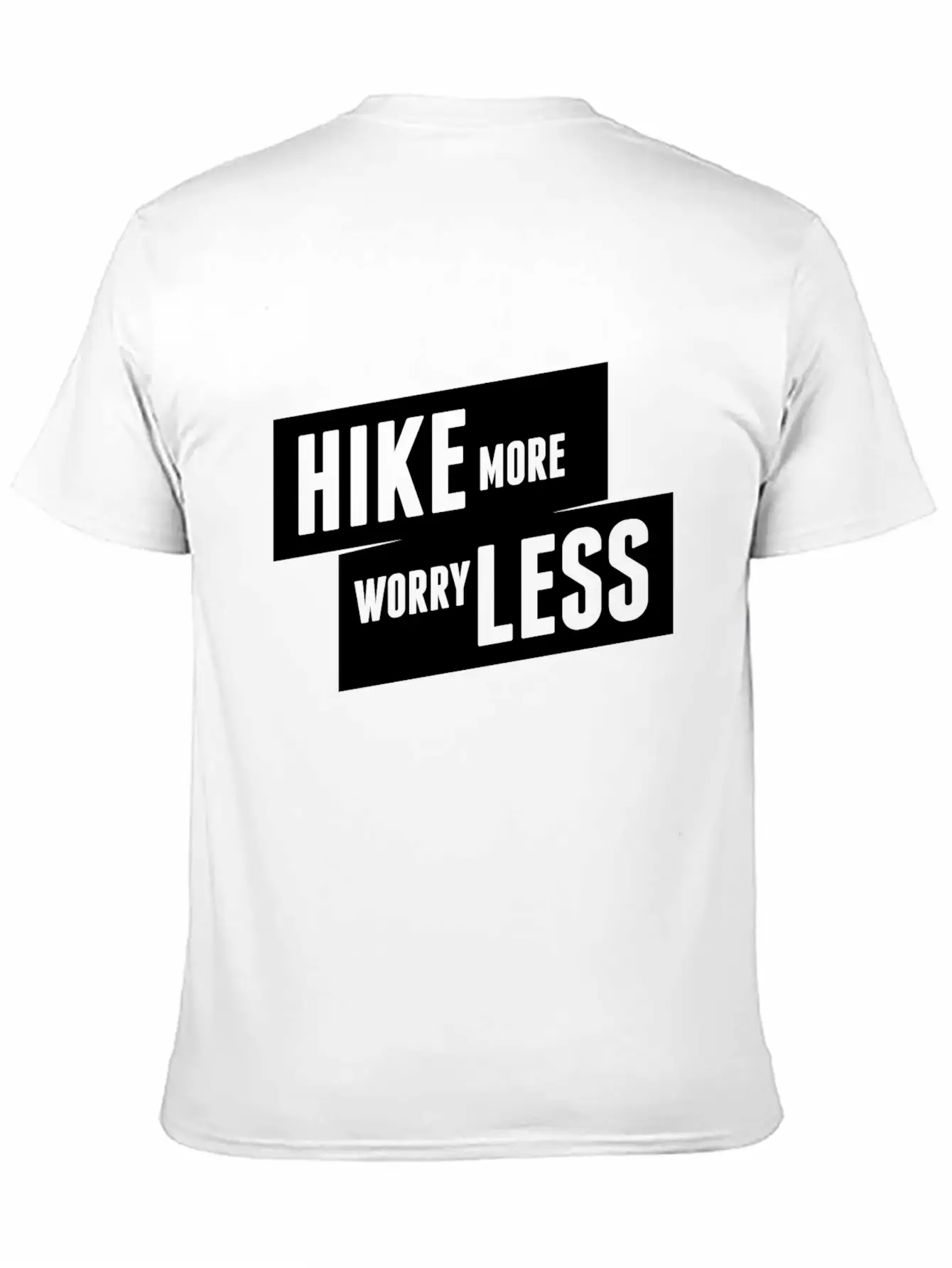 Hiking No Worry Adventure Mountain White Cool Gift Unisex Casual T-Shirt – Clean Design For Daily Comfort