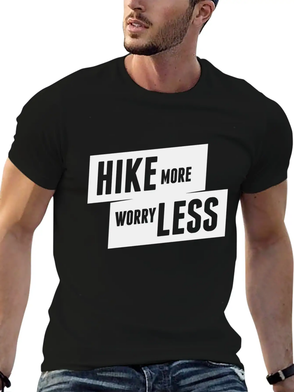 Hiking No Worry Adventure Mountain White Cool Gift Unisex Casual T-Shirt – Clean Design For Daily Comfort