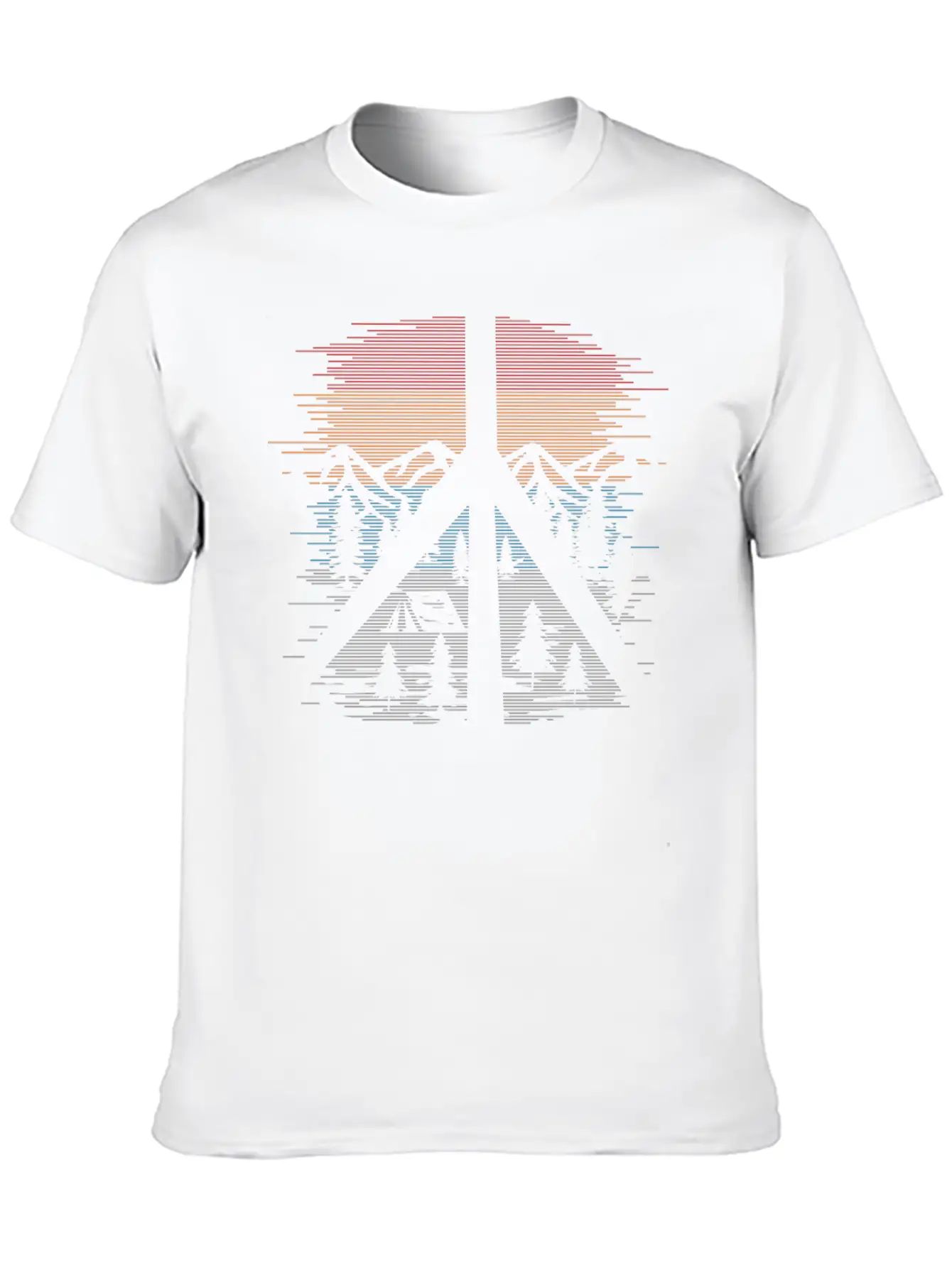 Hiking Outdoors Peace And Love Unisex Casual T-Shirt – Clean Design For Daily Comfort