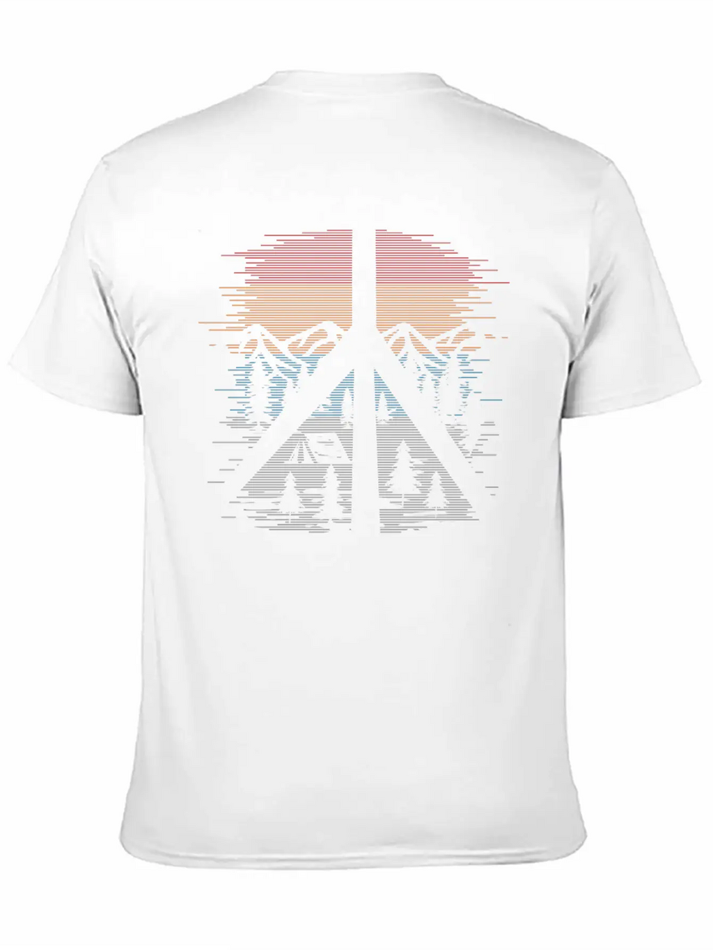 Hiking Outdoors Peace And Love Unisex Casual T-Shirt – Clean Design For Daily Comfort