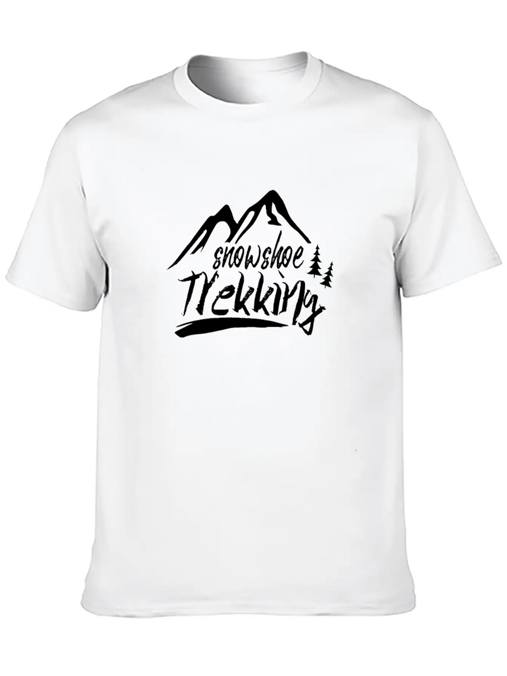 Hiking Snowshoes Snowshoeing Tour Snowshoe Breathable Soft Cotton T-Shirt – Timeless Casual Look
