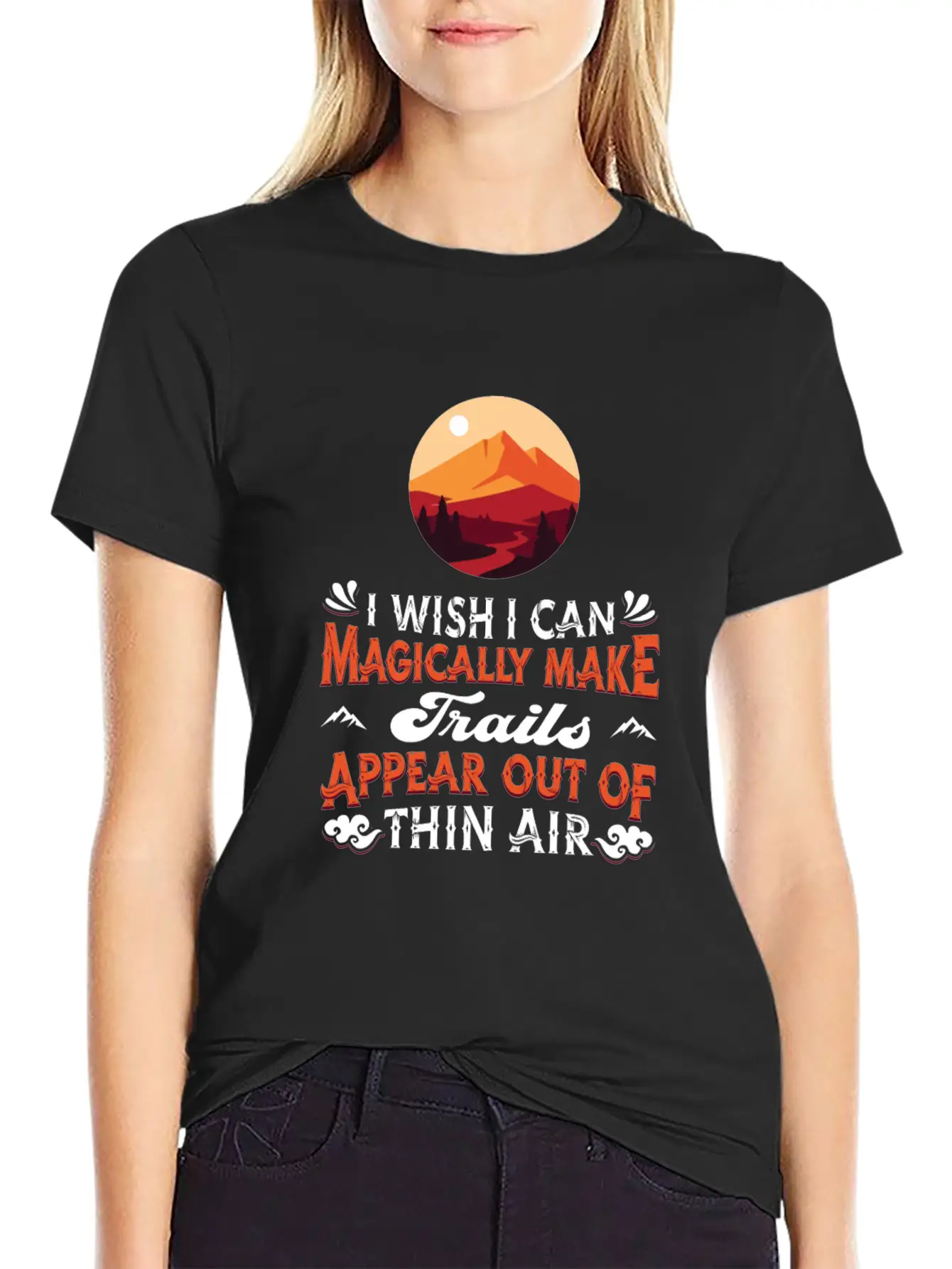 Hiking Trails Outdoor Hike Hiker Breathable Soft Cotton T-Shirt – Timeless Casual Look