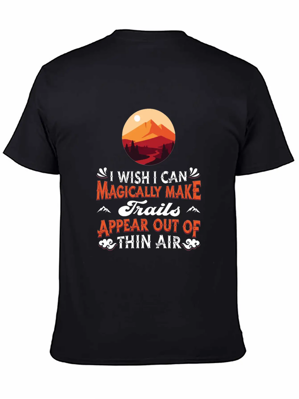 Hiking Trails Outdoor Hike Hiker Breathable Soft Cotton T-Shirt – Timeless Casual Look