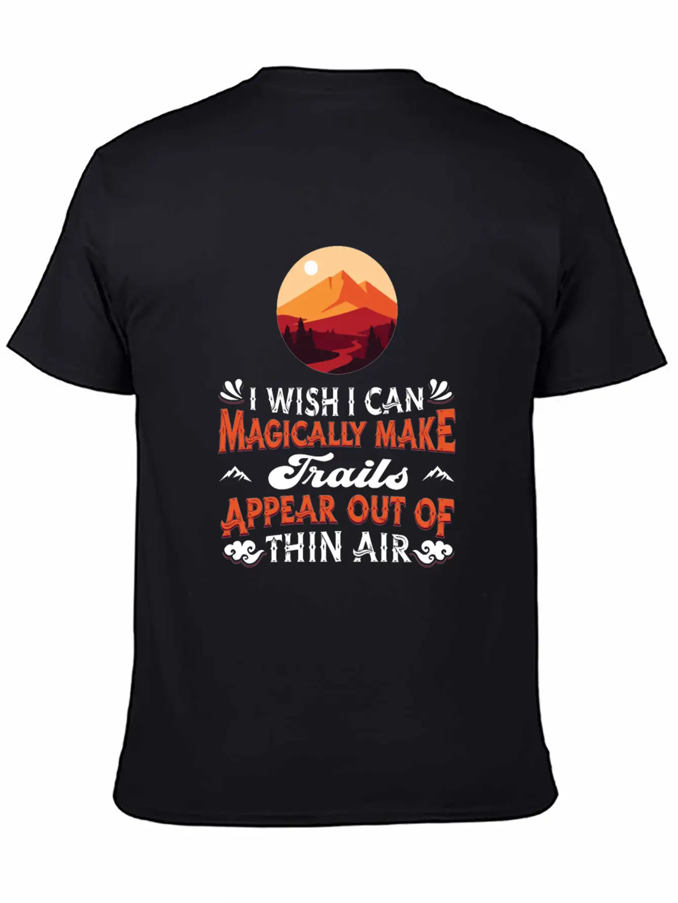 Hiking Trails Outdoor Hike Hiker Breathable Soft Cotton T-Shirt – Timeless Casual Look