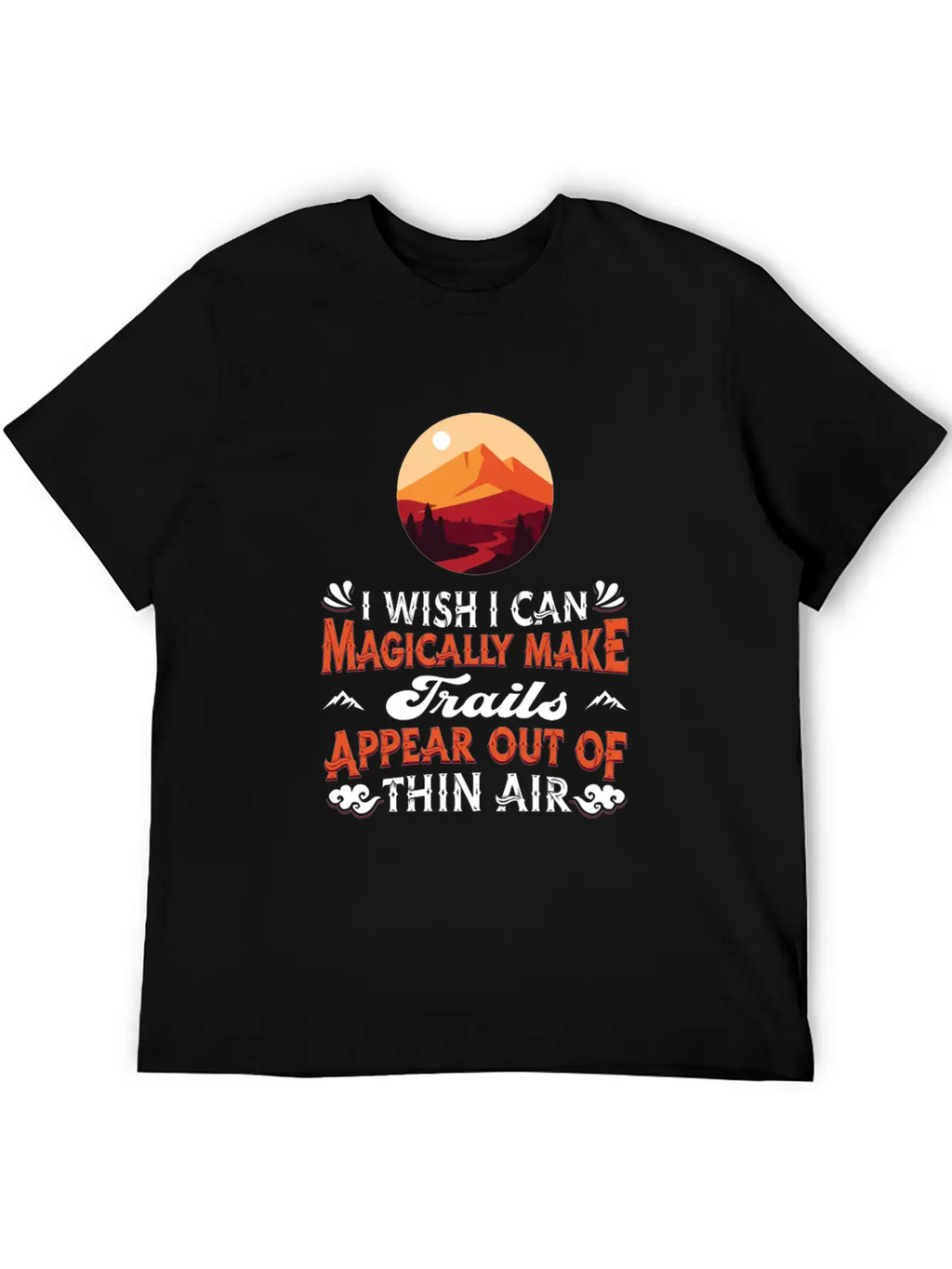 Hiking Trails Outdoor Hike Hiker Breathable Soft Cotton T-Shirt – Timeless Casual Look