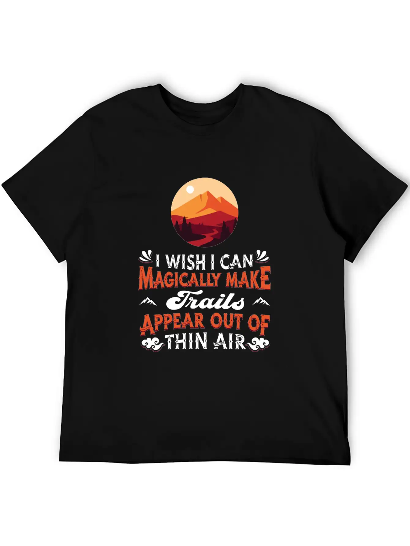 Hiking Trails Outdoor Hike Hiker Breathable Soft Cotton T-Shirt – Timeless Casual Look