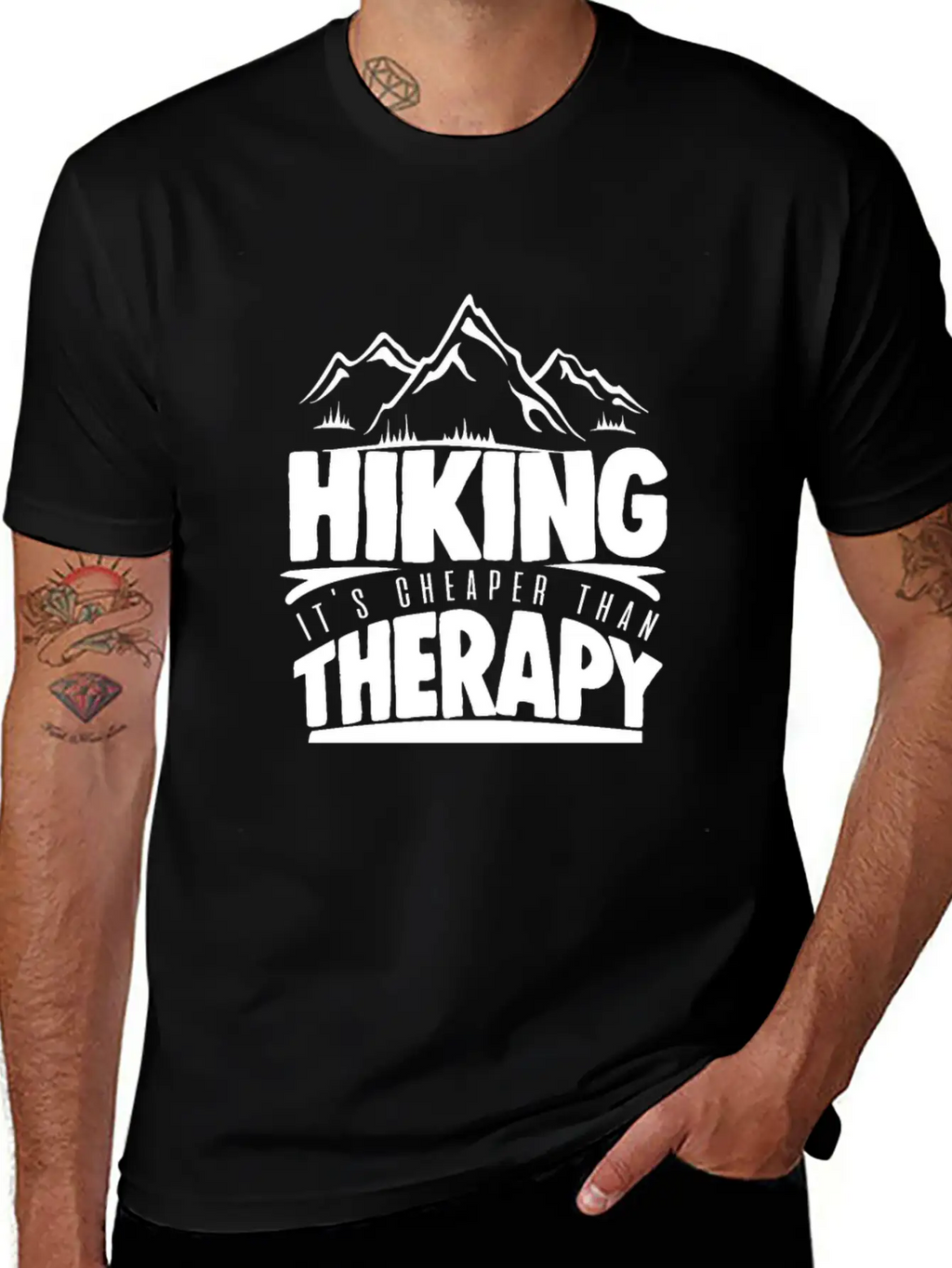 Hiking Unisex Casual T-Shirt – Clean Design For Daily Comfort