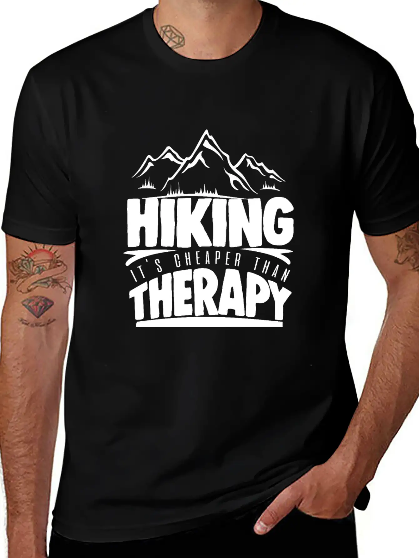 Hiking Unisex Casual T-Shirt – Clean Design For Daily Comfort